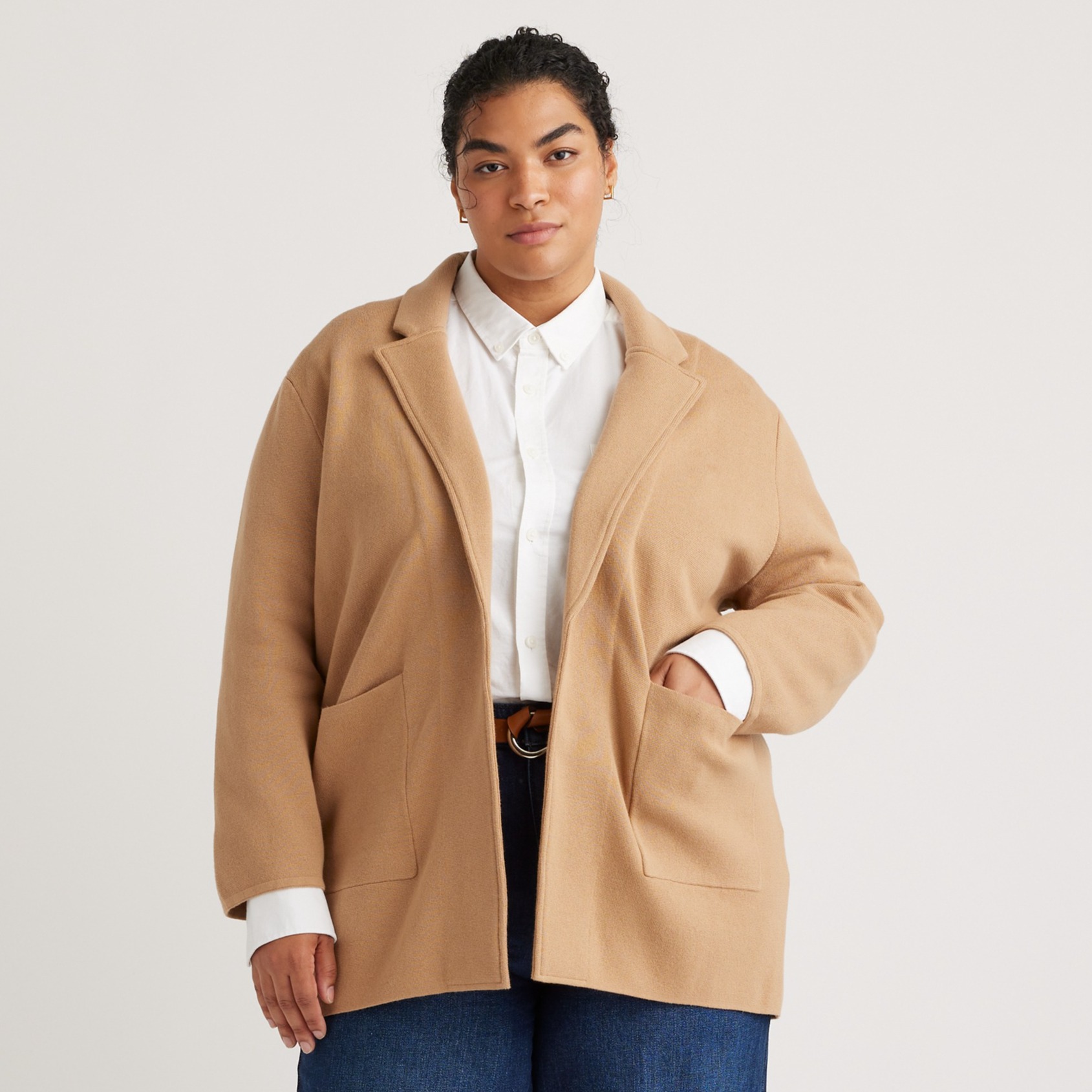 plus size outerwear