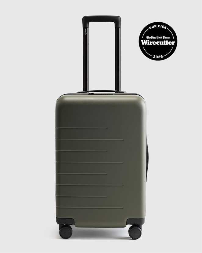 Small Carry-On Suitcase Olive