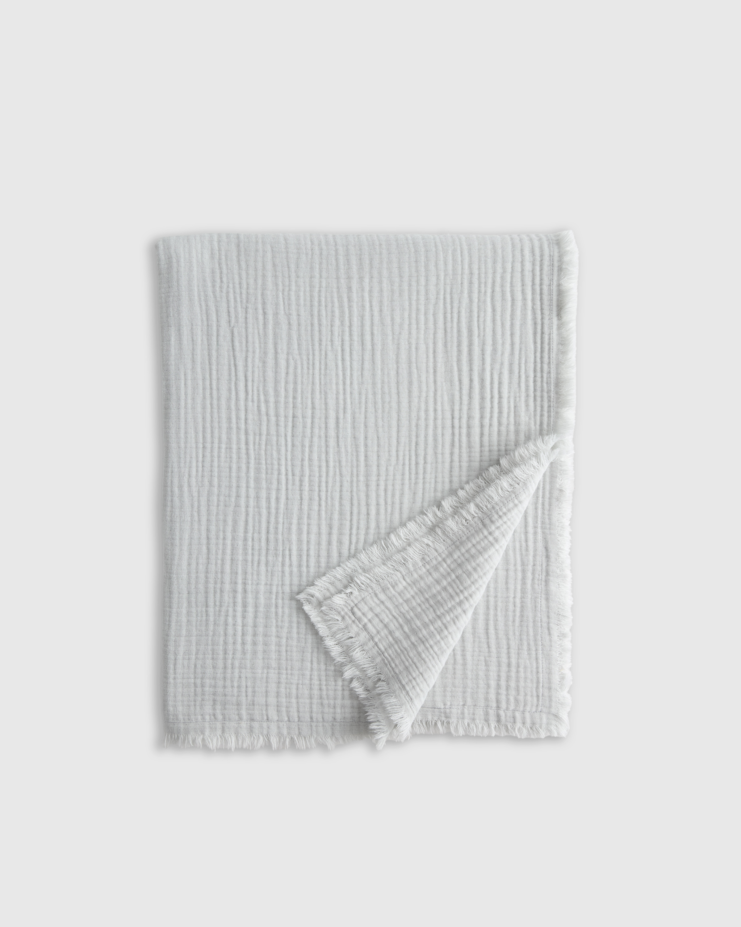 Mist Organic Airy Gauze Throw