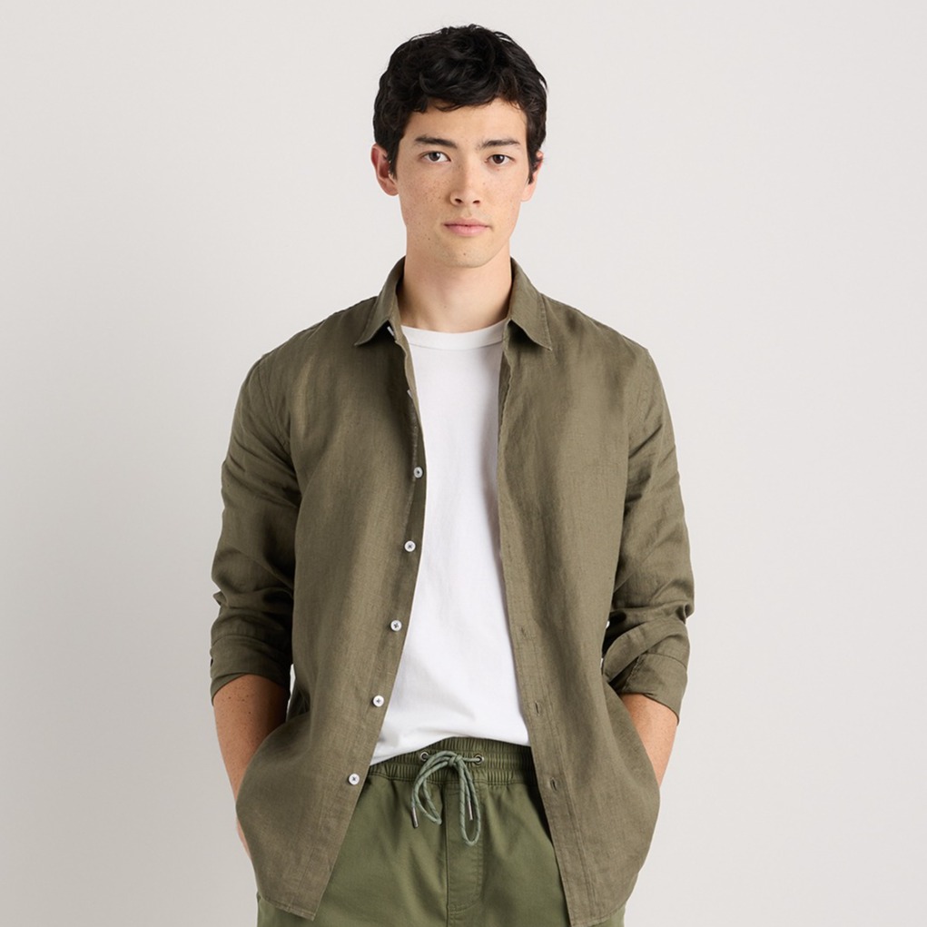 men linen shirts & jackets subcollection tile
