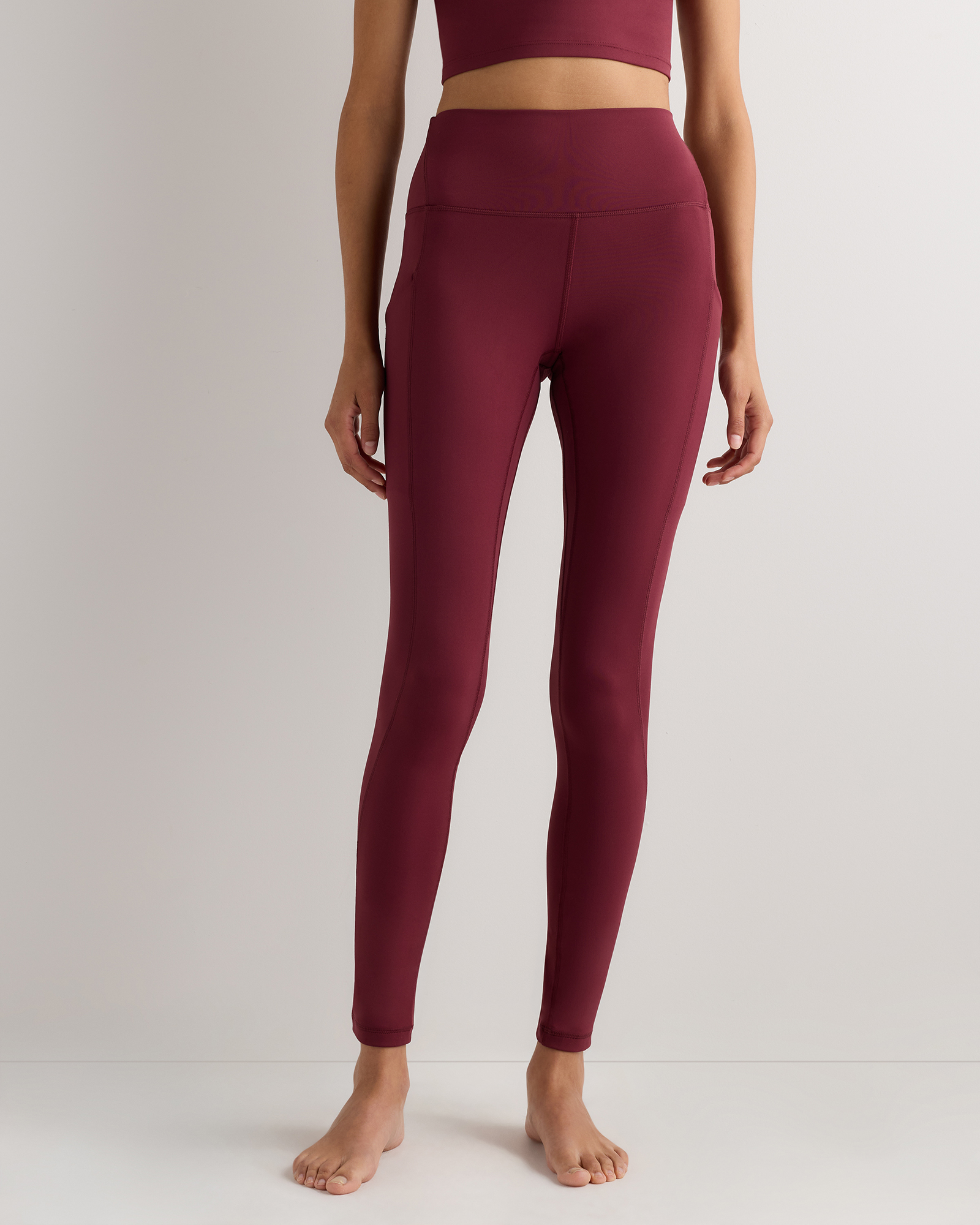 Burgundy Red Ultra-Form High-Rise Pocket Legging