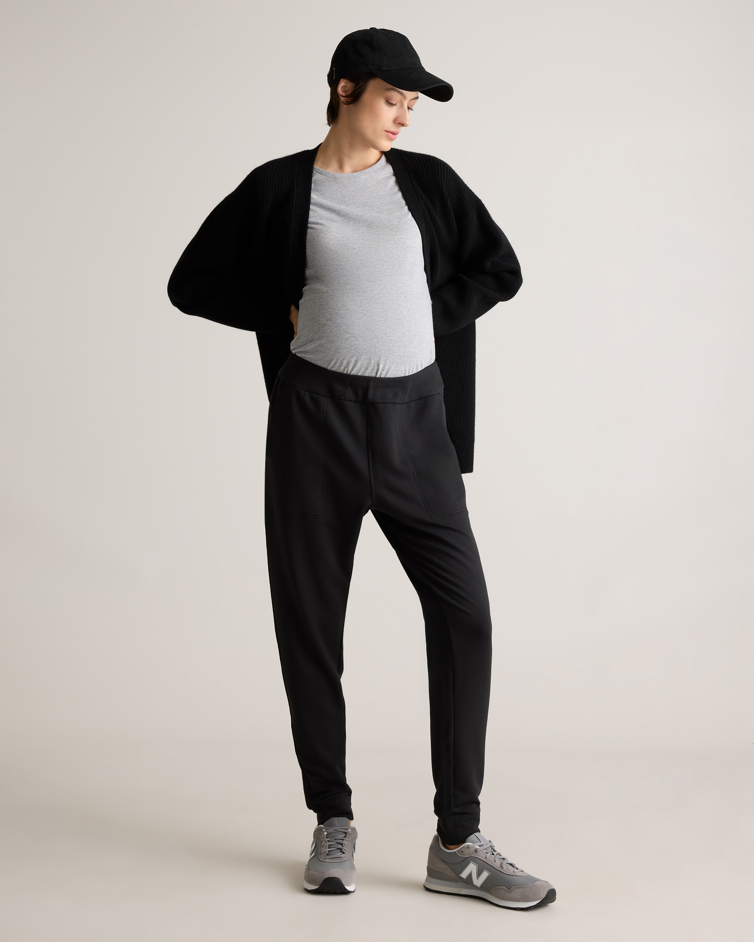 Tencel Jersey Maternity Under Belly Lounge Joggers