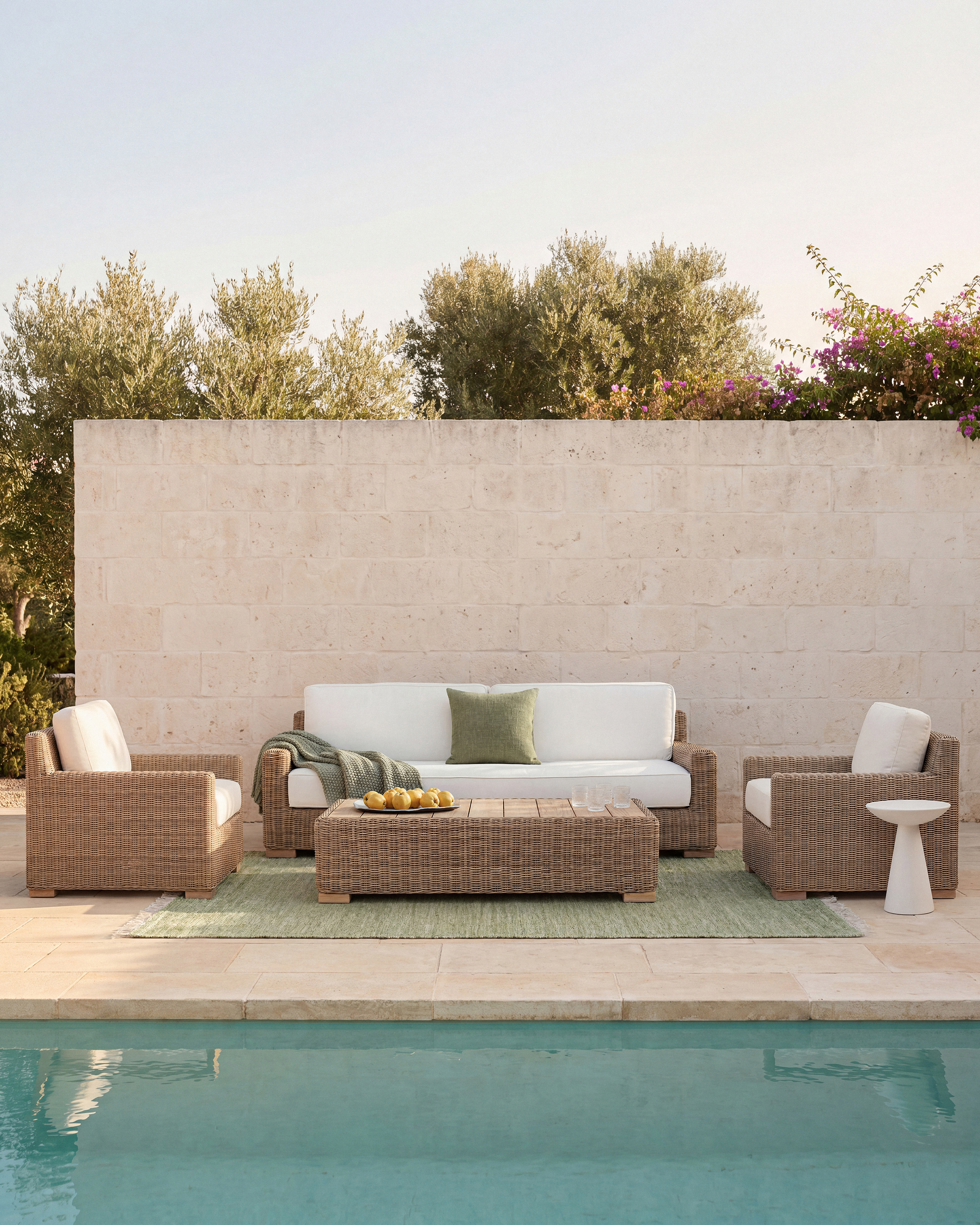 All-Weather Wicker Outdoor Lounge Chair - thumbnail 2