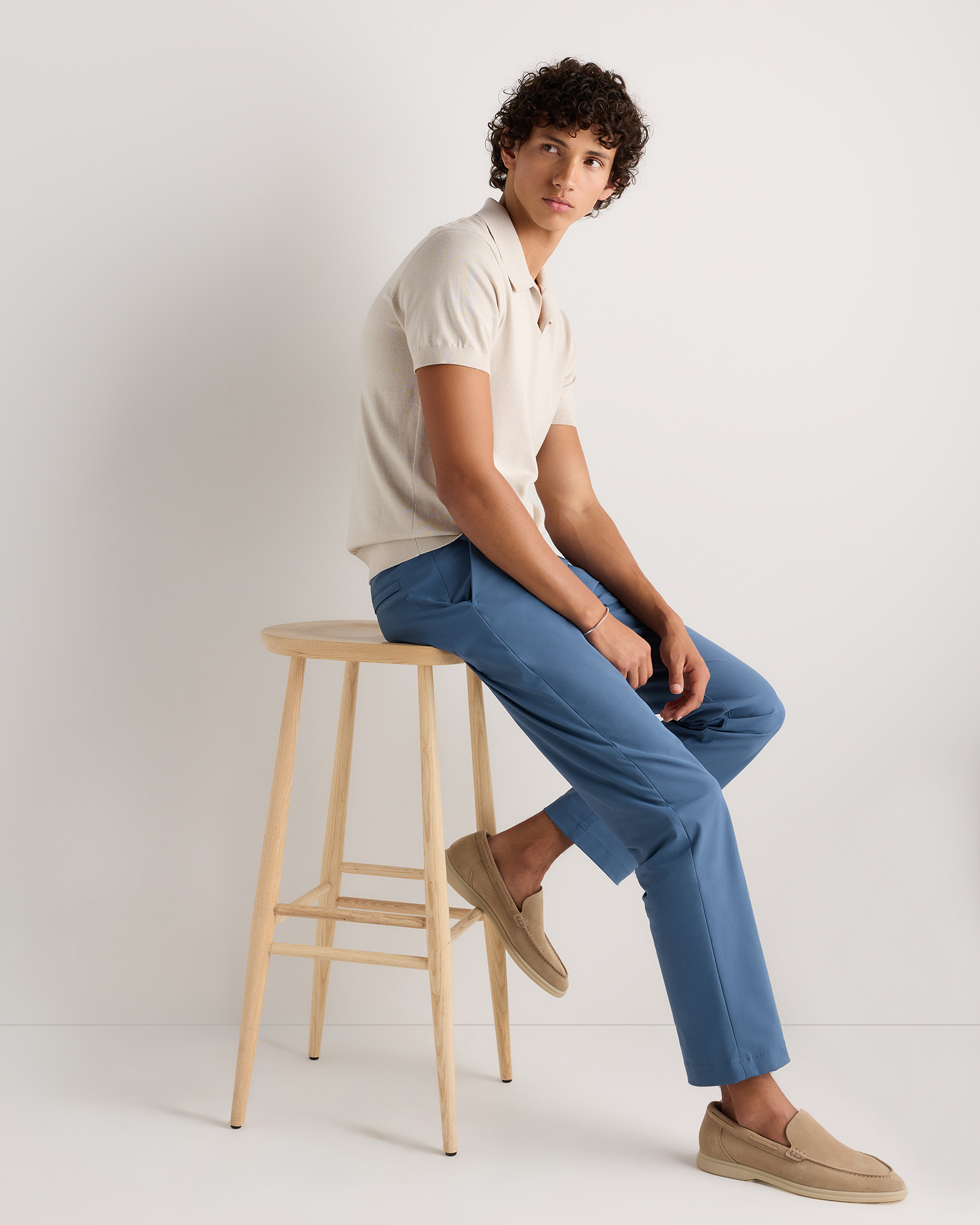 Mens Ultimate Commuter Pant - Classic Fit in Riverside Blue