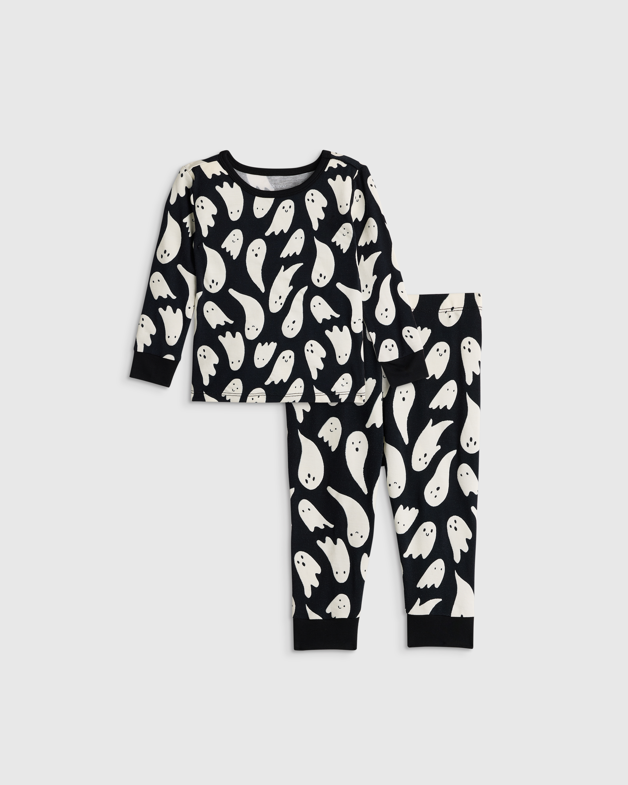 Ghosts Bamboo Long Sleeve and Pant Pajama Set