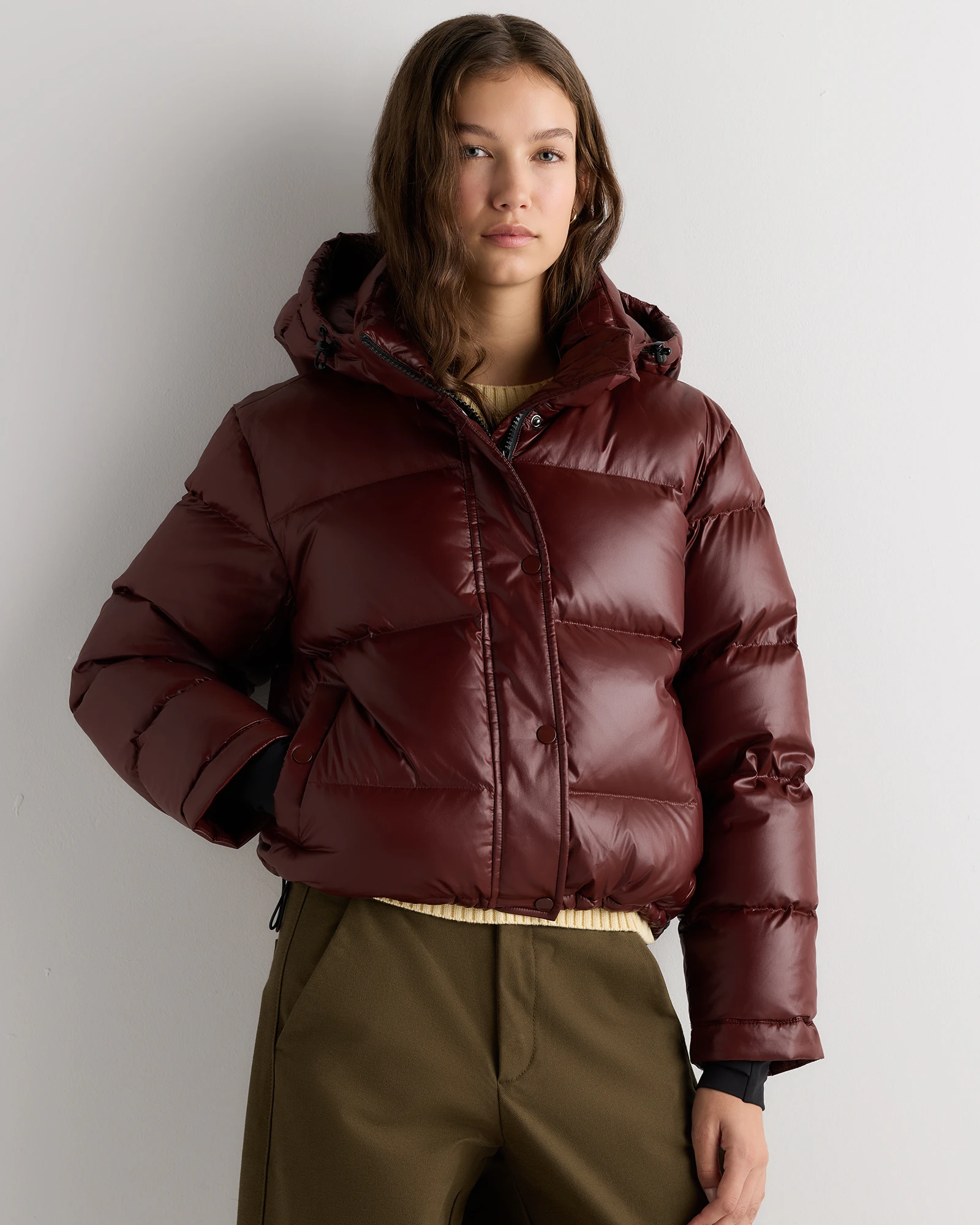 Responsible Down Cropped Puffer Jacket