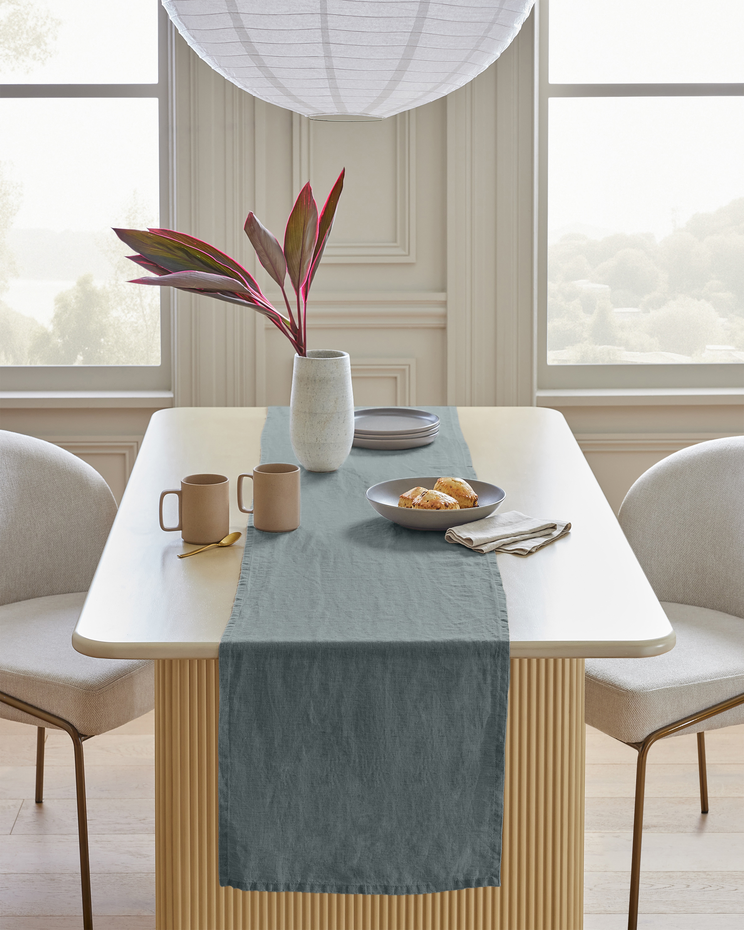 Ocean European Linen Table Runner