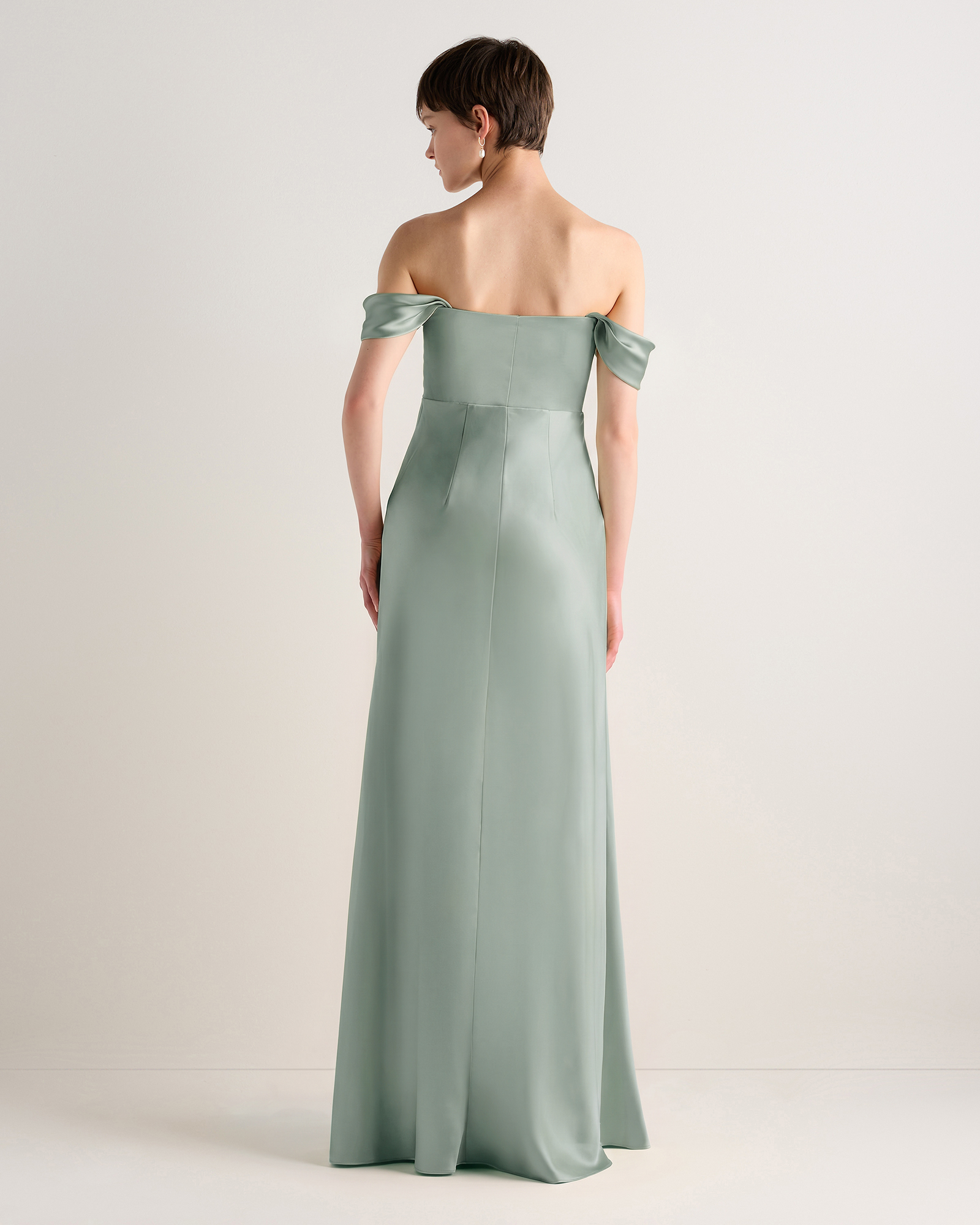 aurora bridesmaid dresses Stretch Satin Convertible Dress Junior bridesmaid