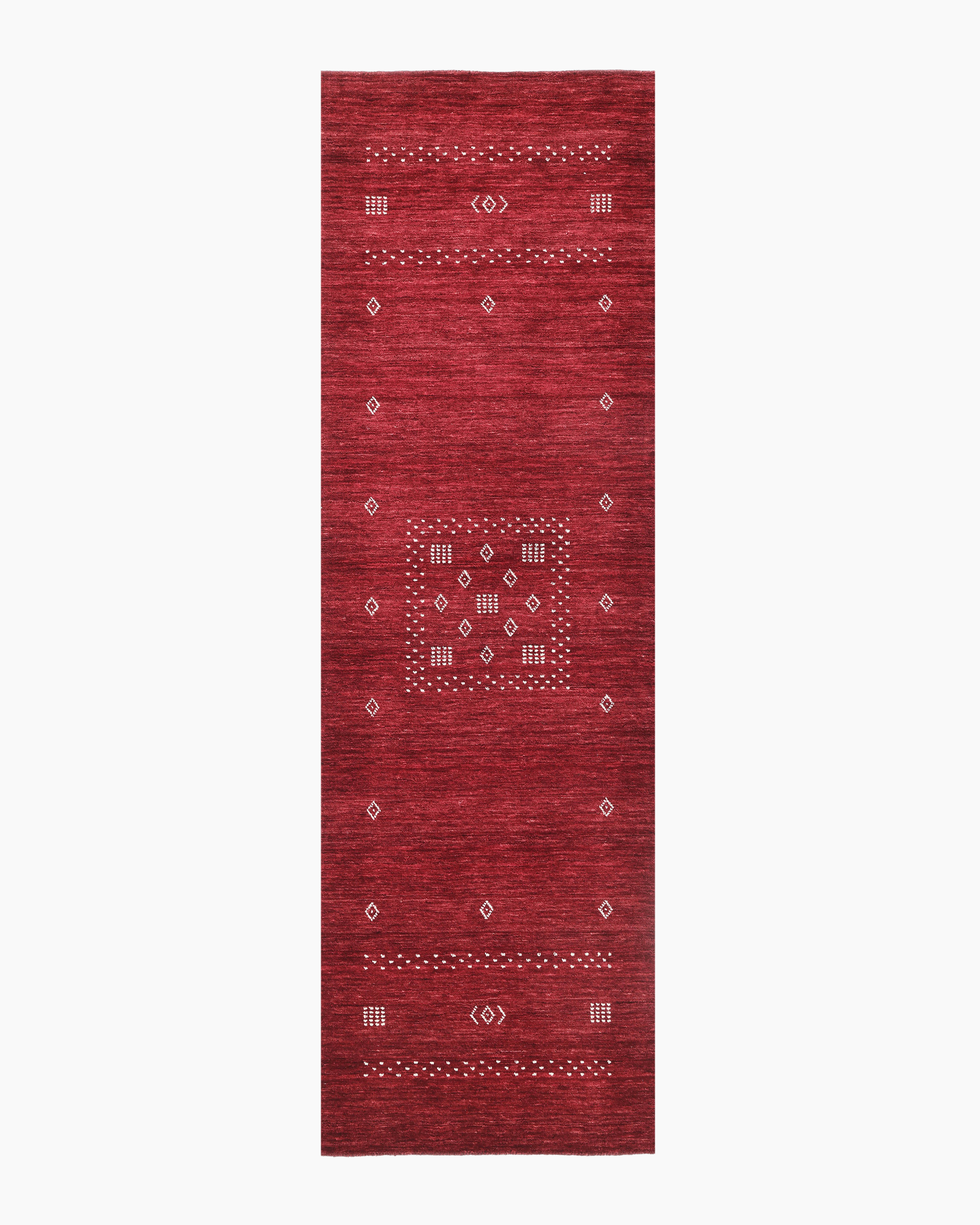 Dakota Hand-Loomed Wool Rug in Red