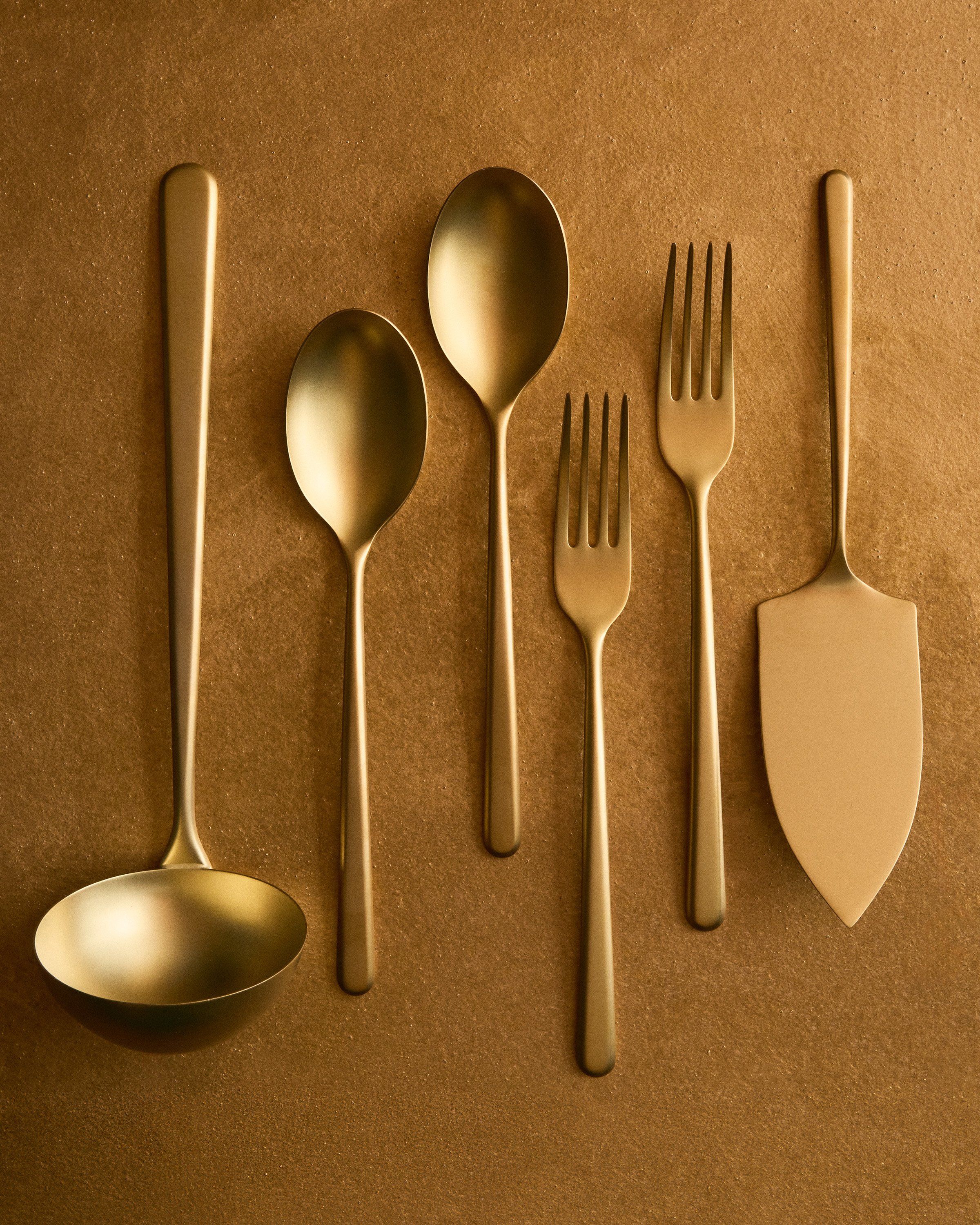 Gia Minimalist 6 Piece Serving Utensil Set - Thumbnail 4