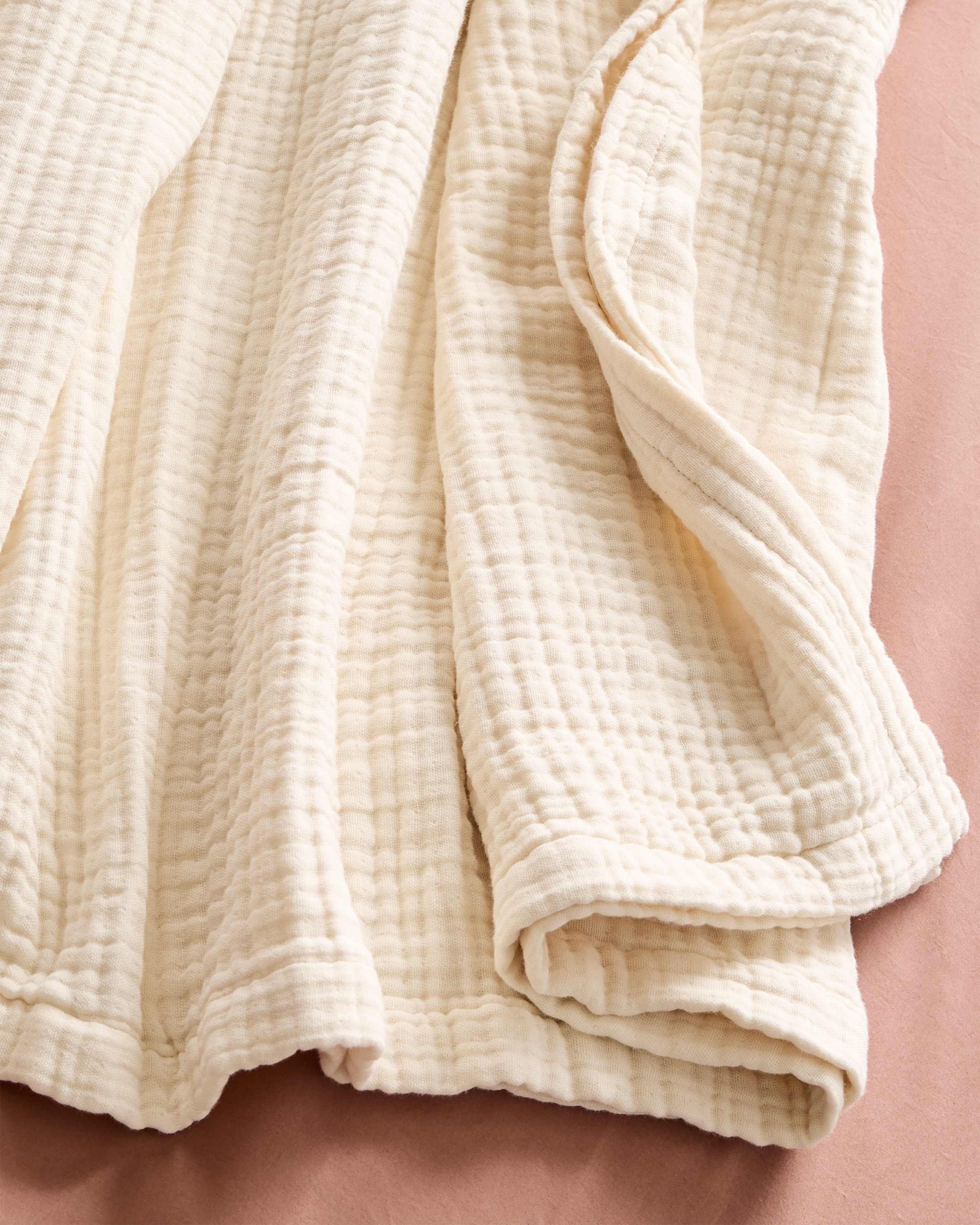 Organic Airy Gauze Blanket - Undyed, Full/Queen