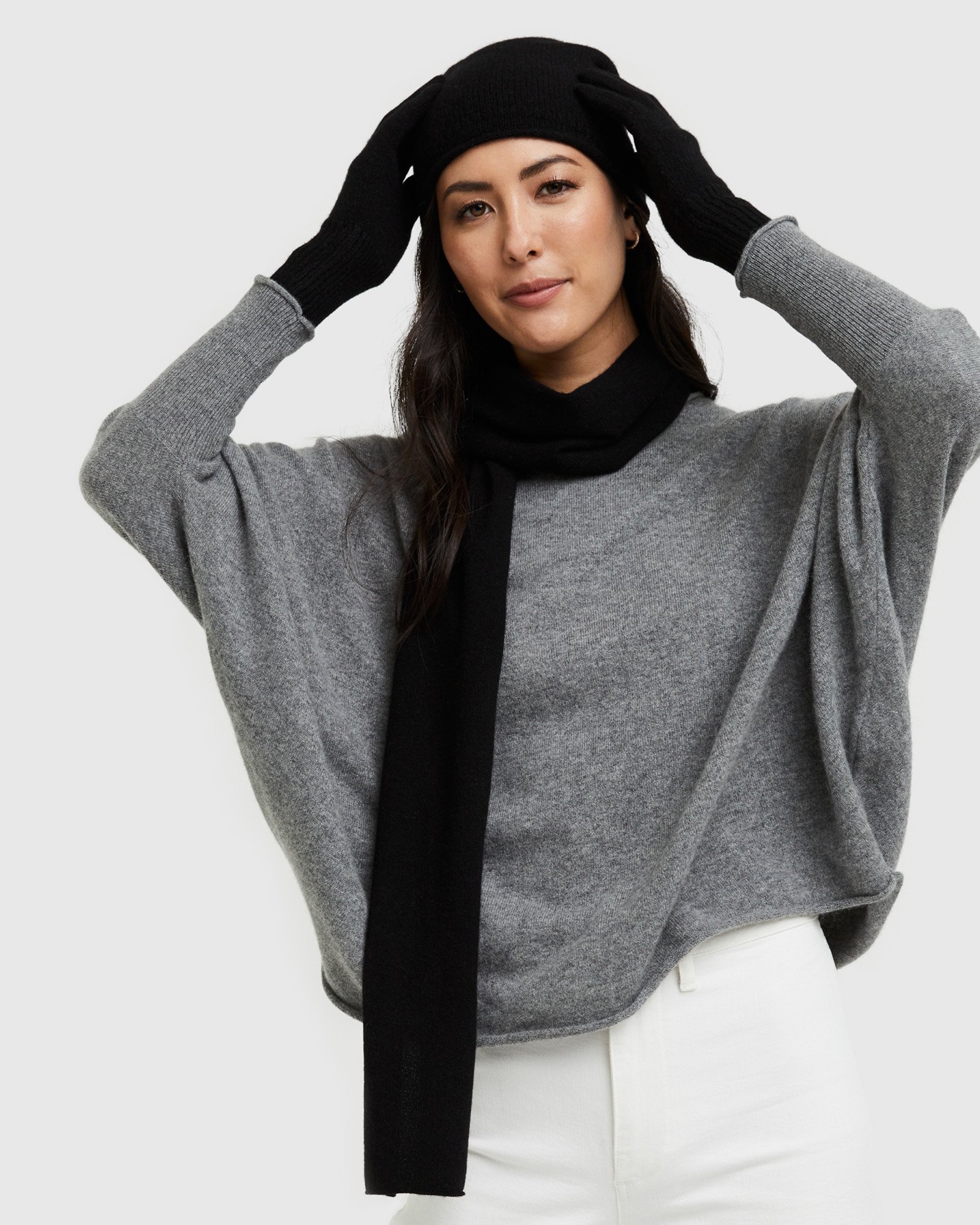 Mongolian Cashmere Slouchy Beanie - 13462810689647