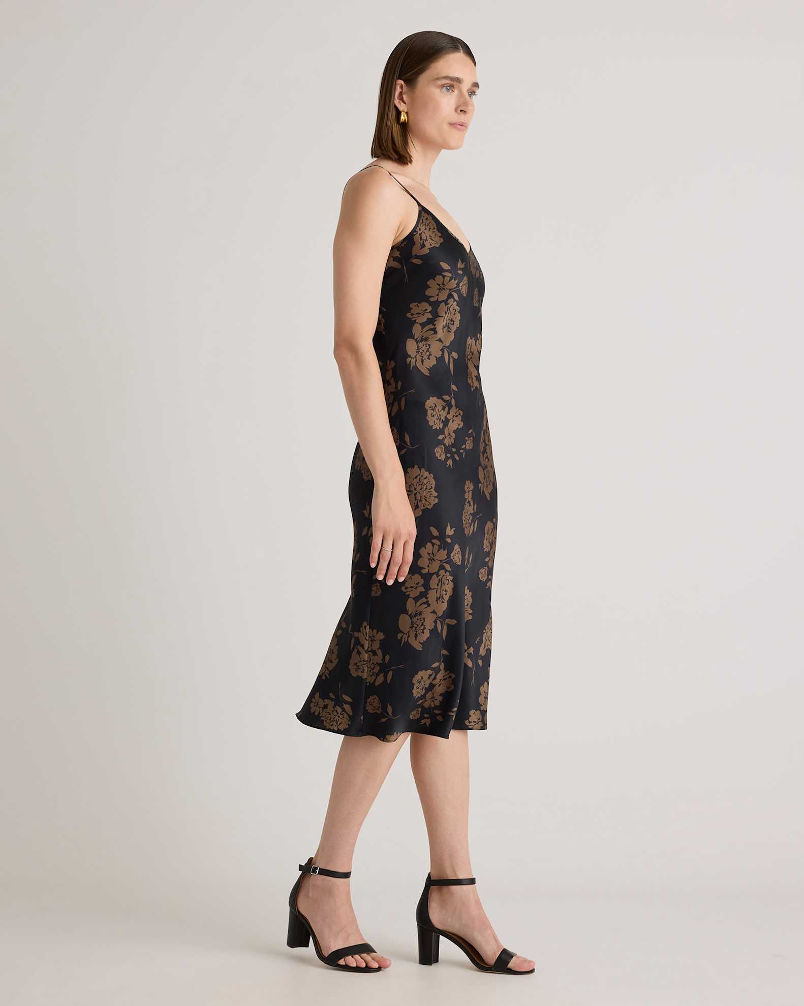 quince washable silk slip dress + Stretch the silk fiber is packed with 18 kinds of amino acids 100% Washable Silk Maxi Slip