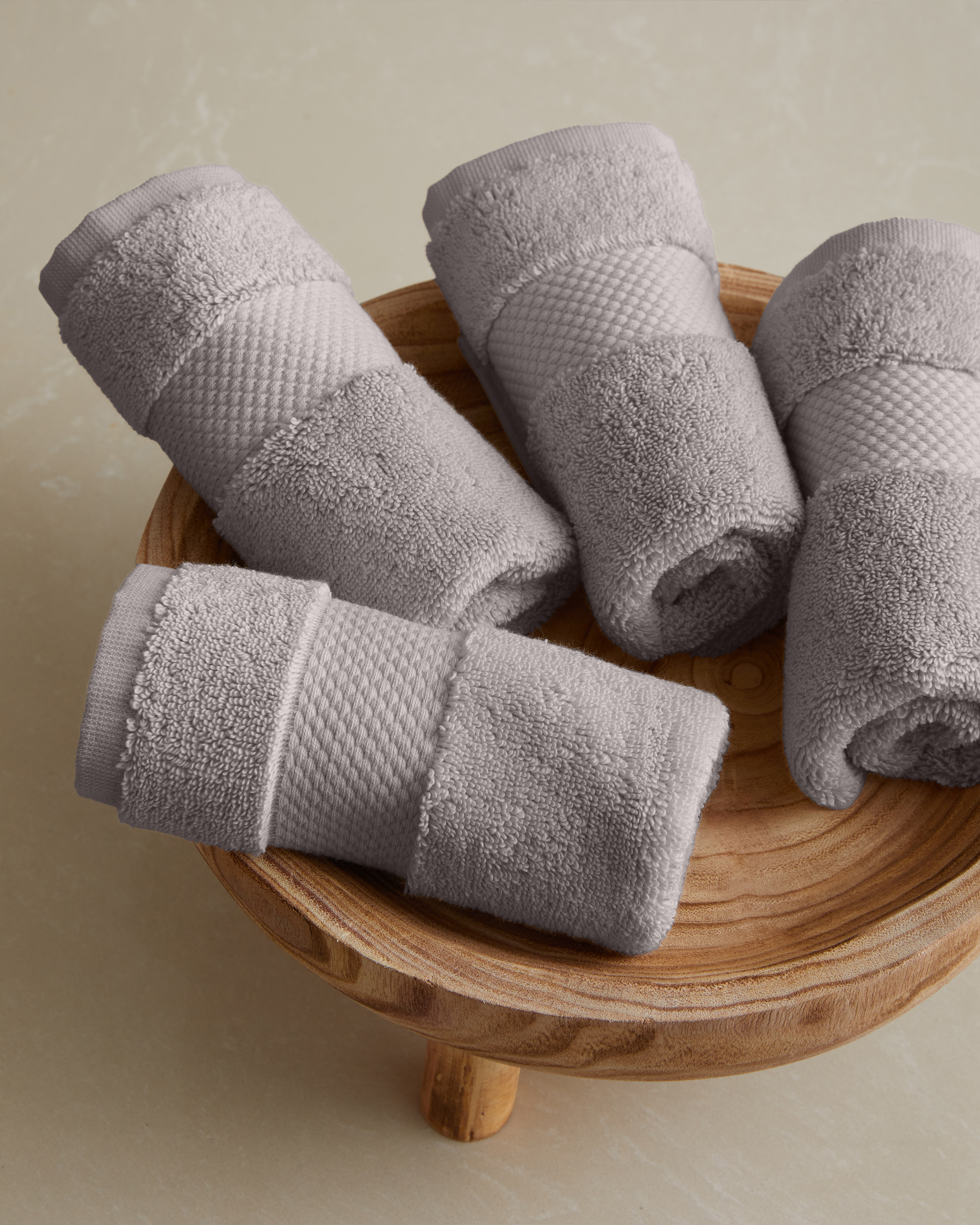 Towels UltraLuxePlush GREY Washcloths 2428