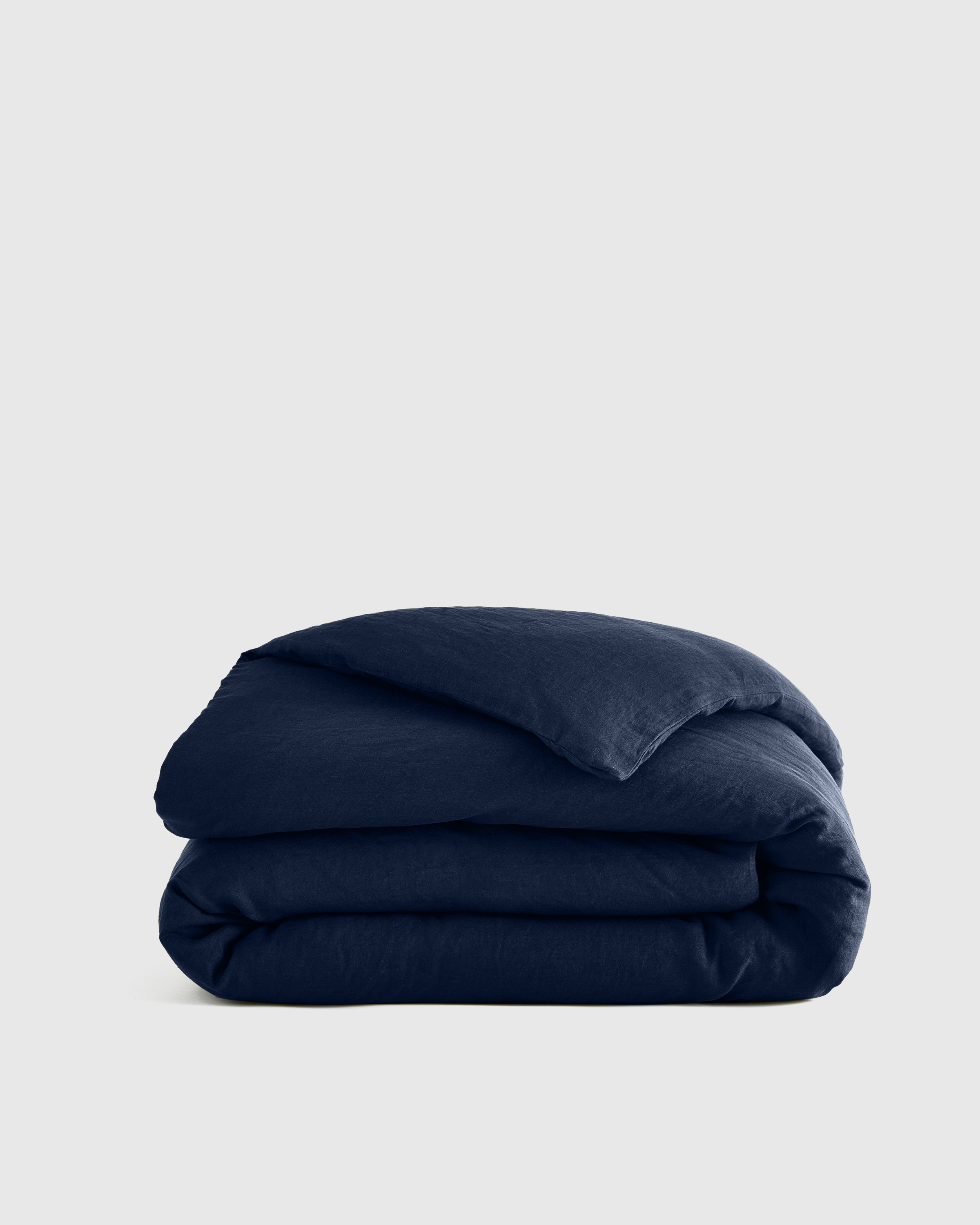 european linen duvet cover, full/queen, navy