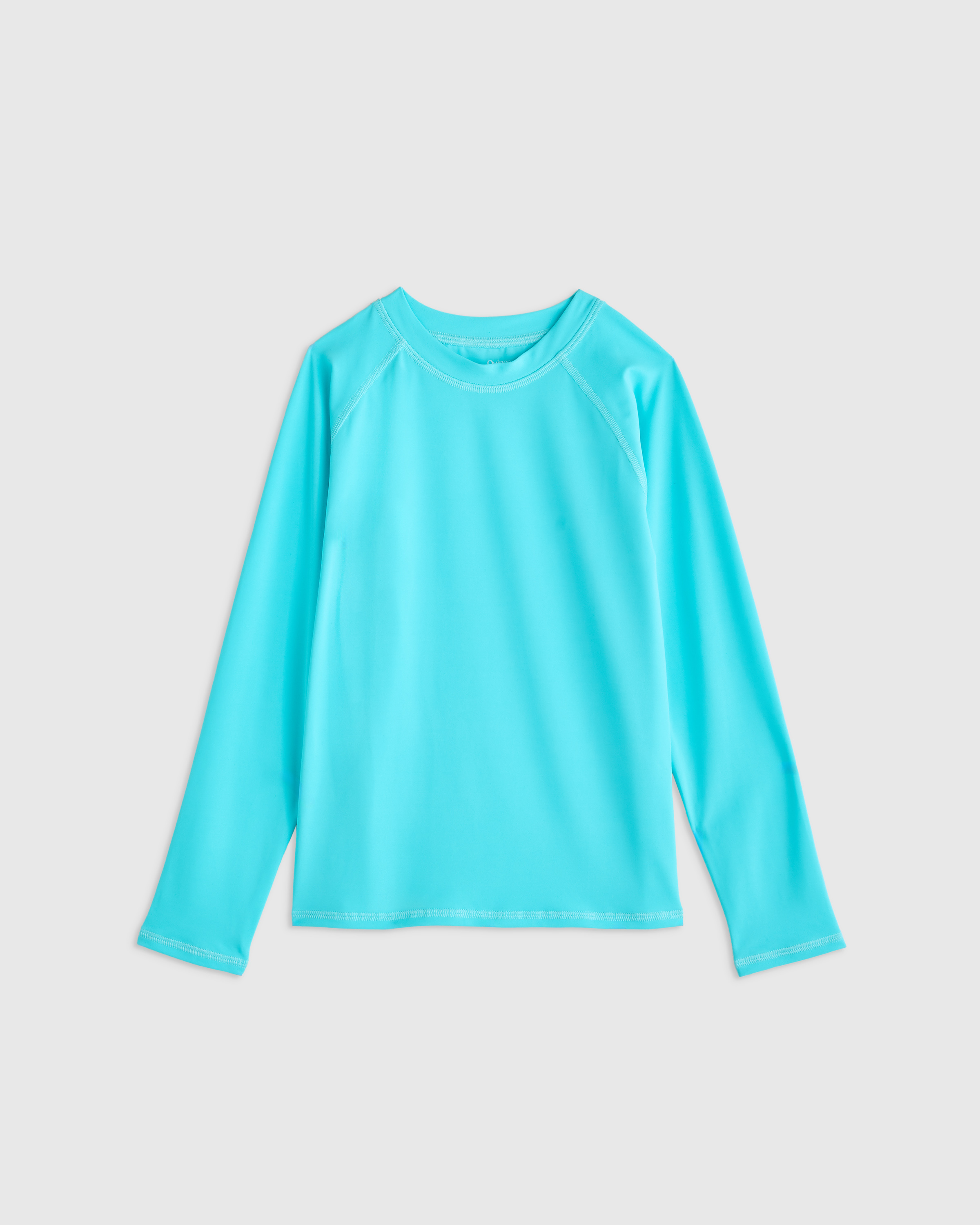 Island Aqua Long Sleeve Raglan Rash Guard