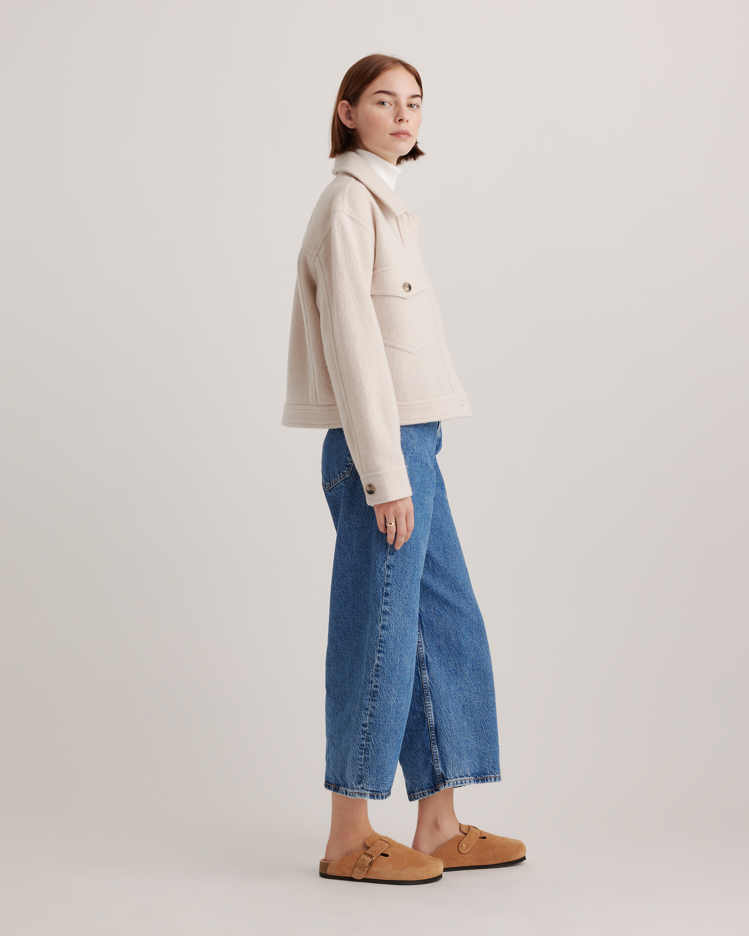 【MODERNIF】Ross Wool Crop Jacket MODERNIF】Ross Wool Crop Jacket