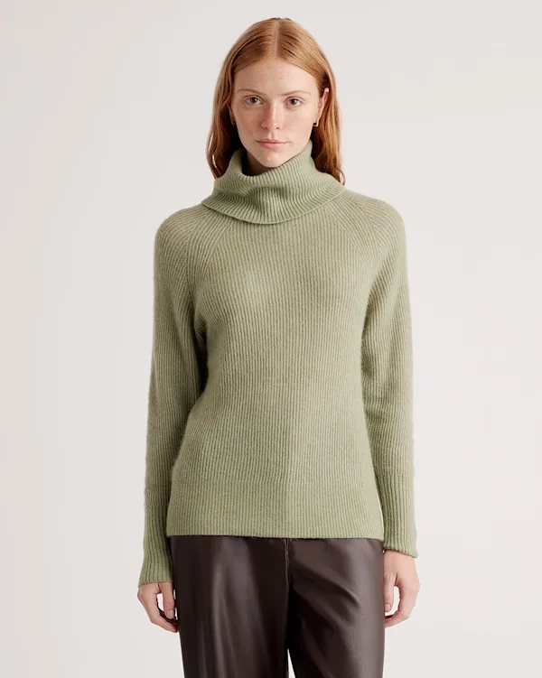 Baby Alpaca-Wool Turtleneck