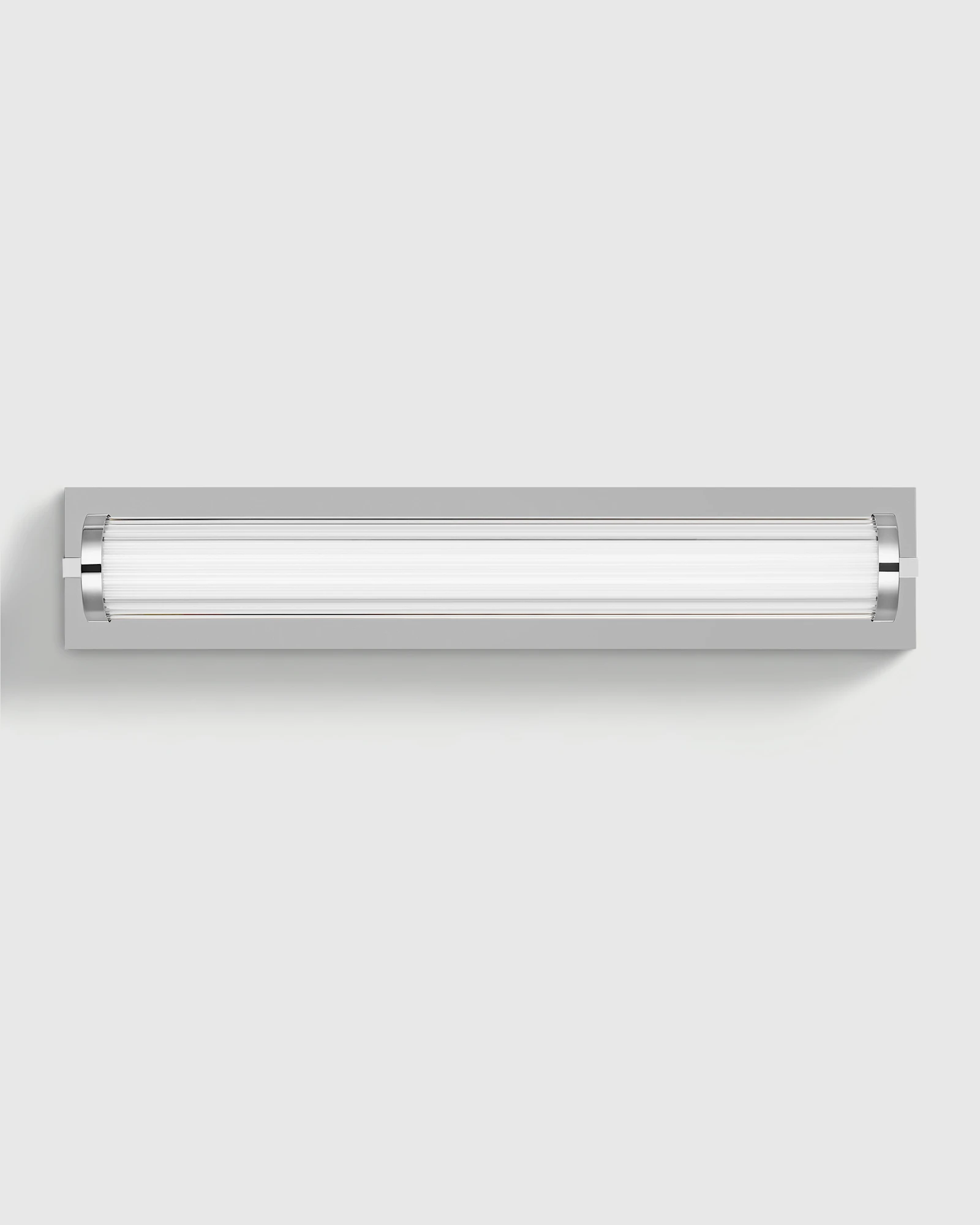 Ribbed Steel LED Vanity Sconce