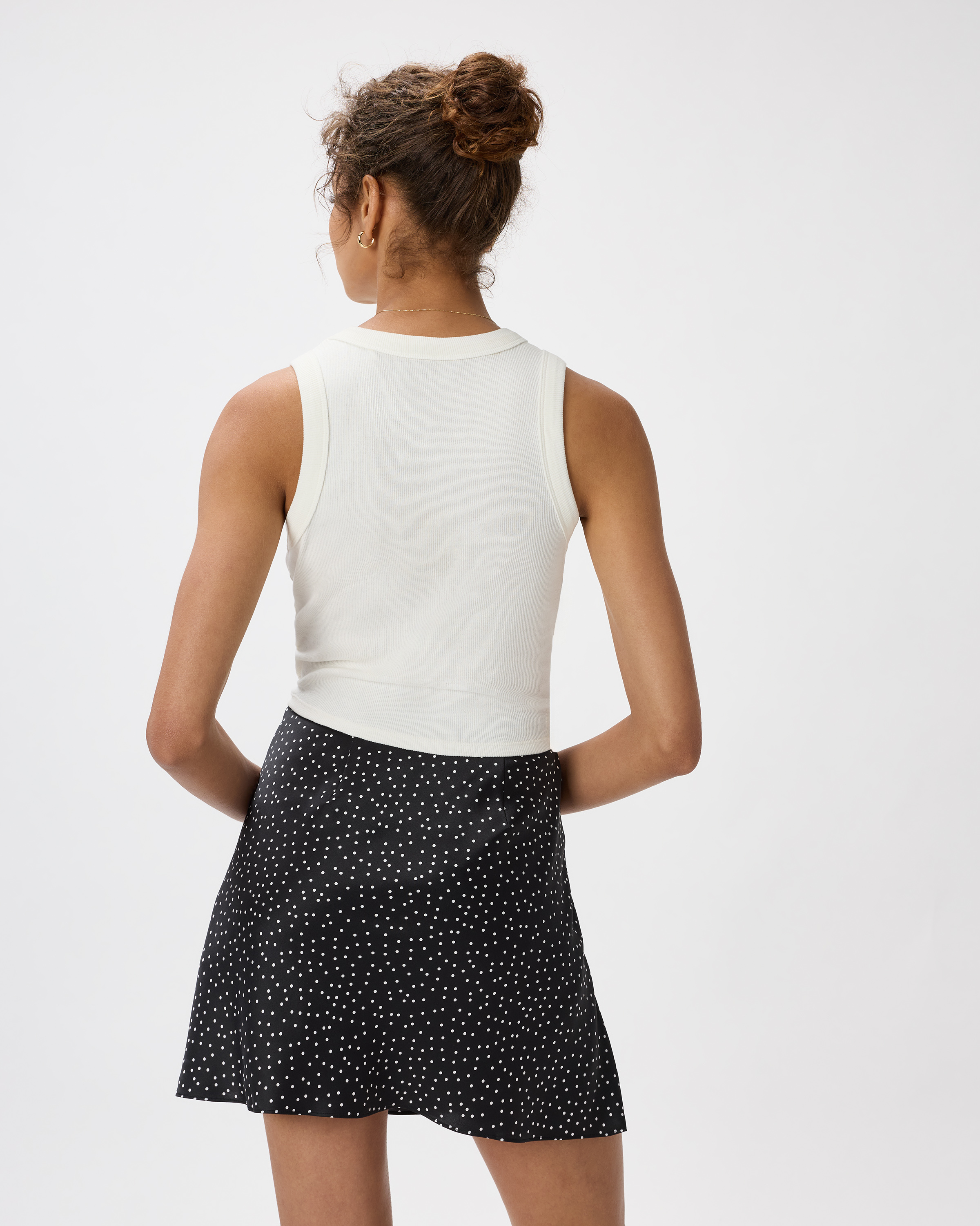 Silky velor mini skirt 完売品 ANDMARY】Silky velor mini skirt