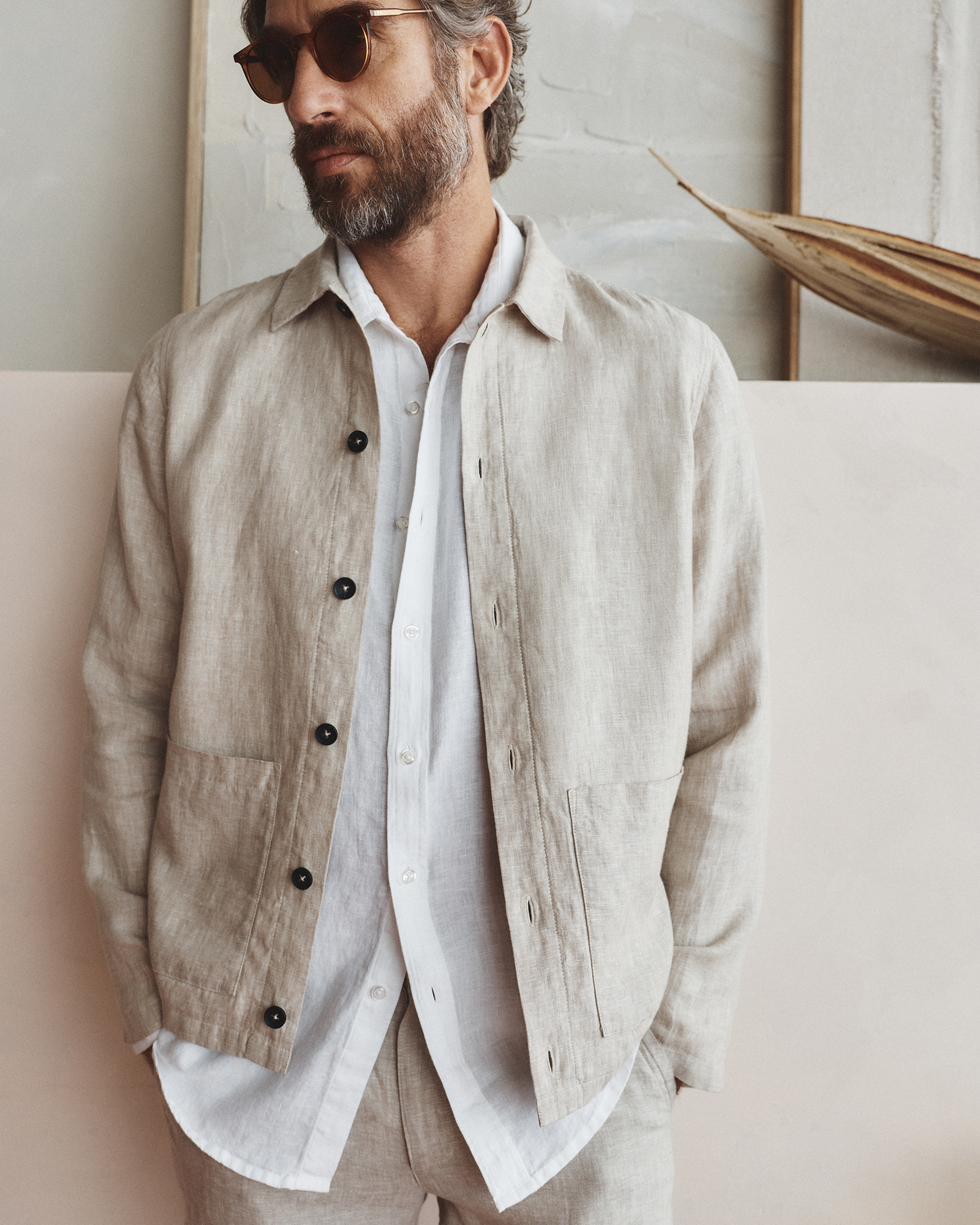 ROYAL OLYMPIC LINEN HAND SHIRTS JACKET 【公式通販】