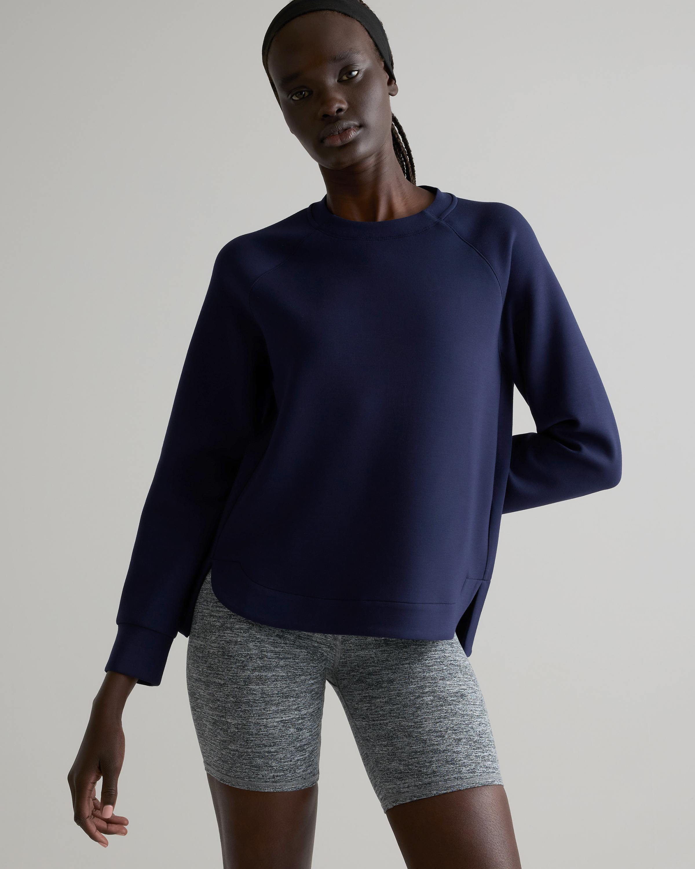 Deep Navy CloudComfort Crewneck Sweatshirt