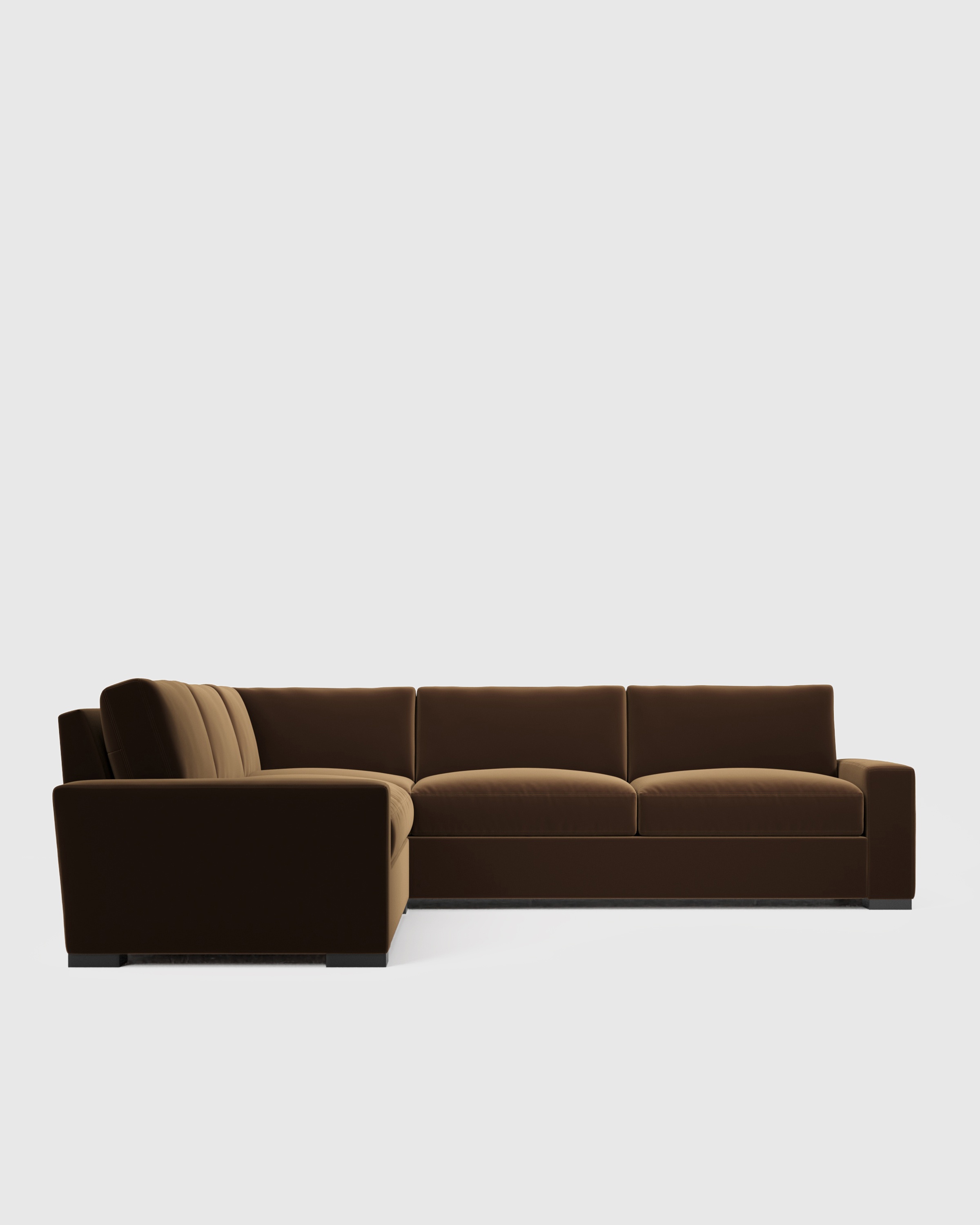 Stillman Performance Velvet L Sectional