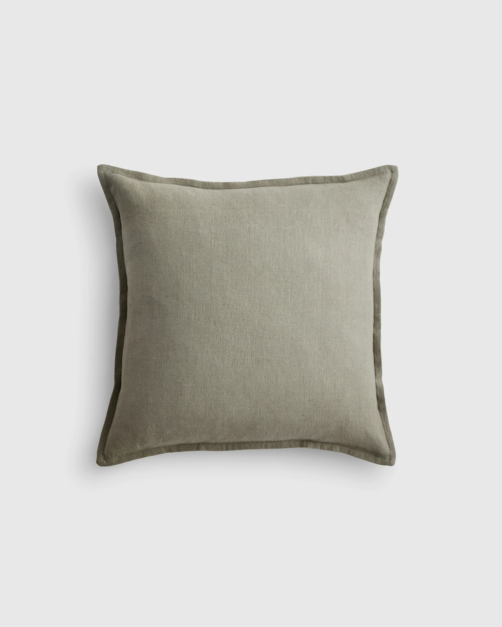 European Linen Flange Edge Pillow Cover