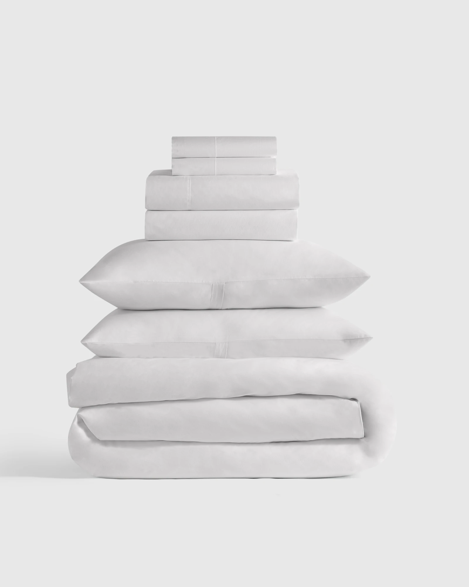 Organic Crisp Percale Deluxe Bedding Bundle - Queen