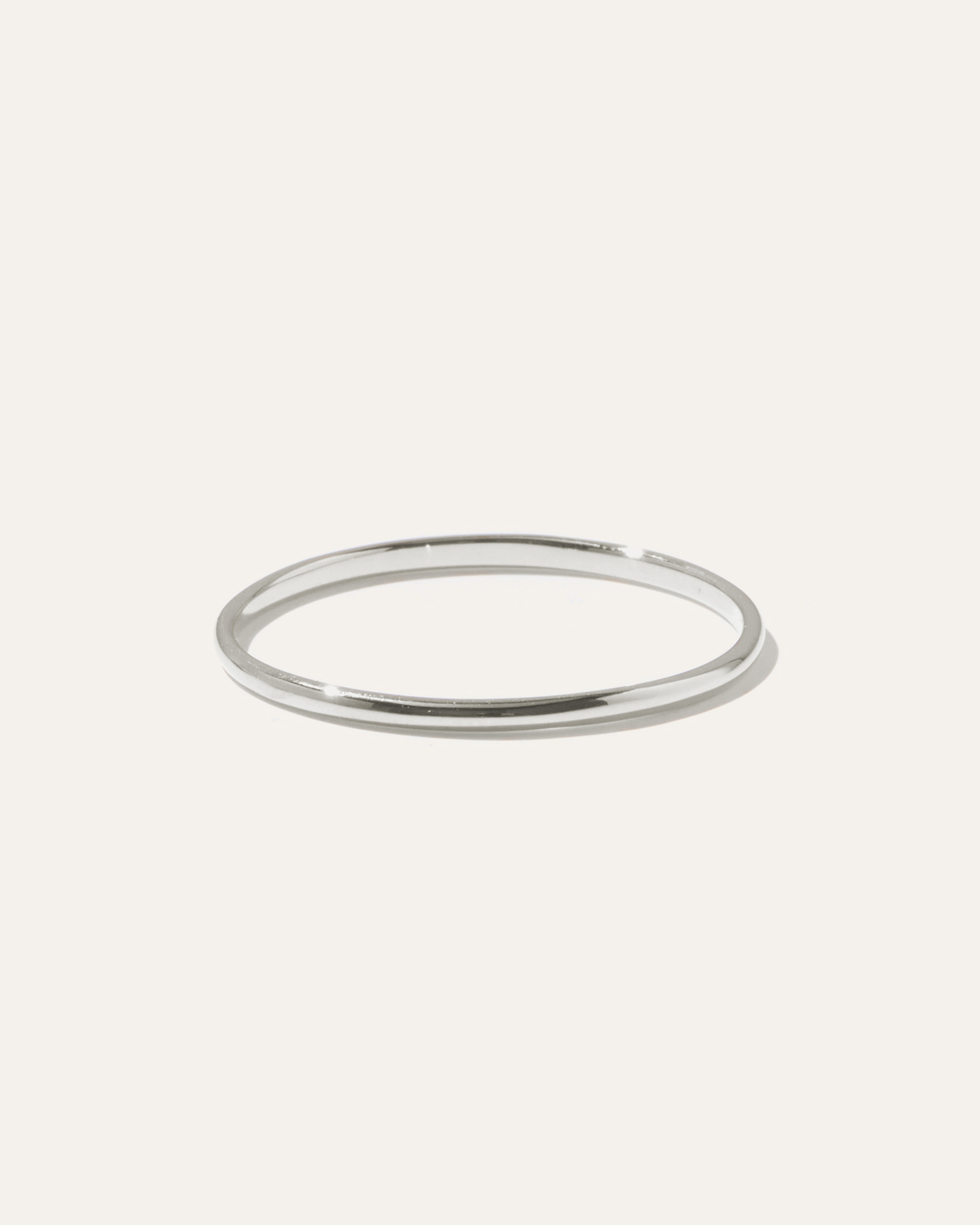White Gold 14K Gold Stacker Ring