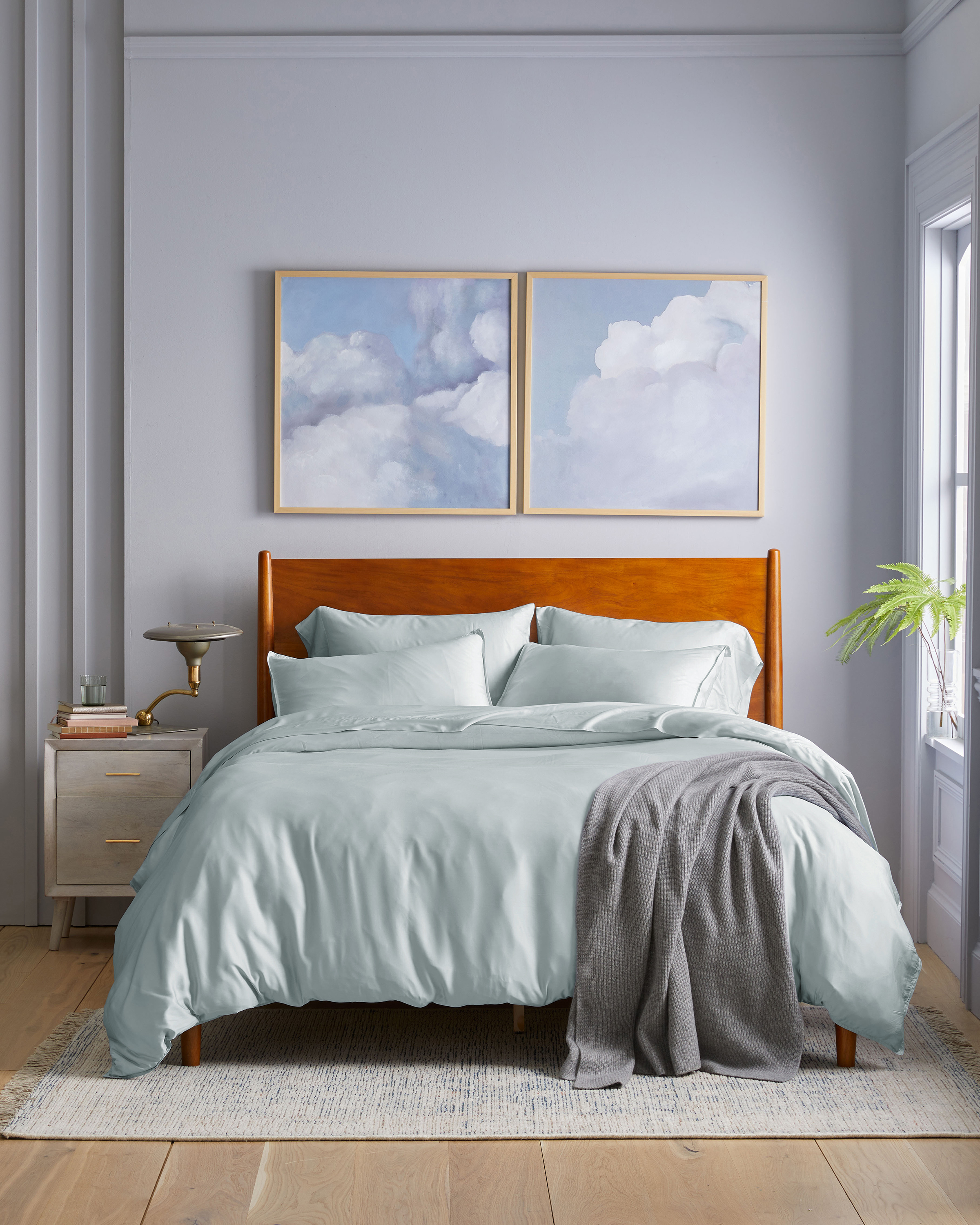 Mist Bamboo Deluxe Bedding Bundle