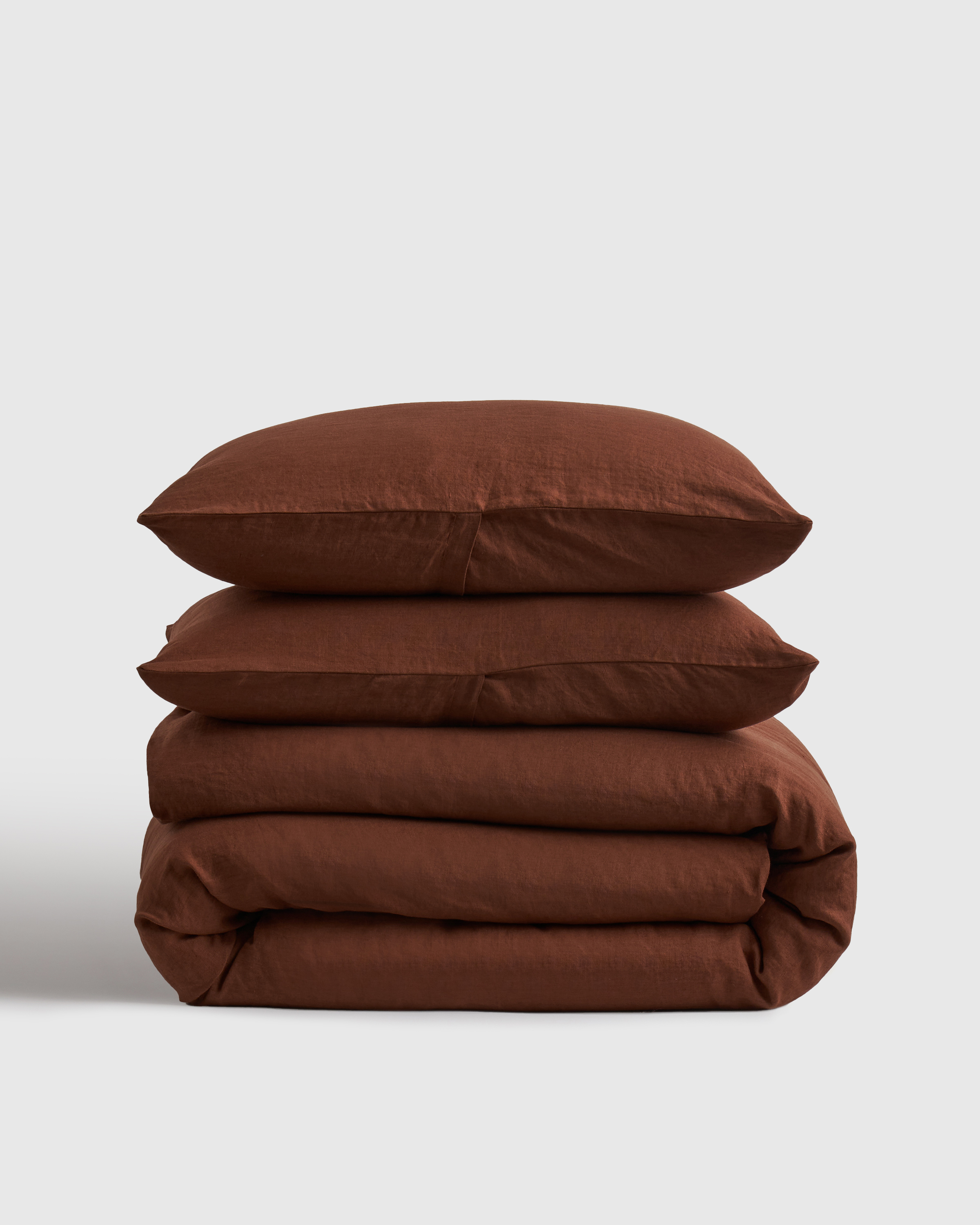 European Queen Linen Duvet Cover Set
