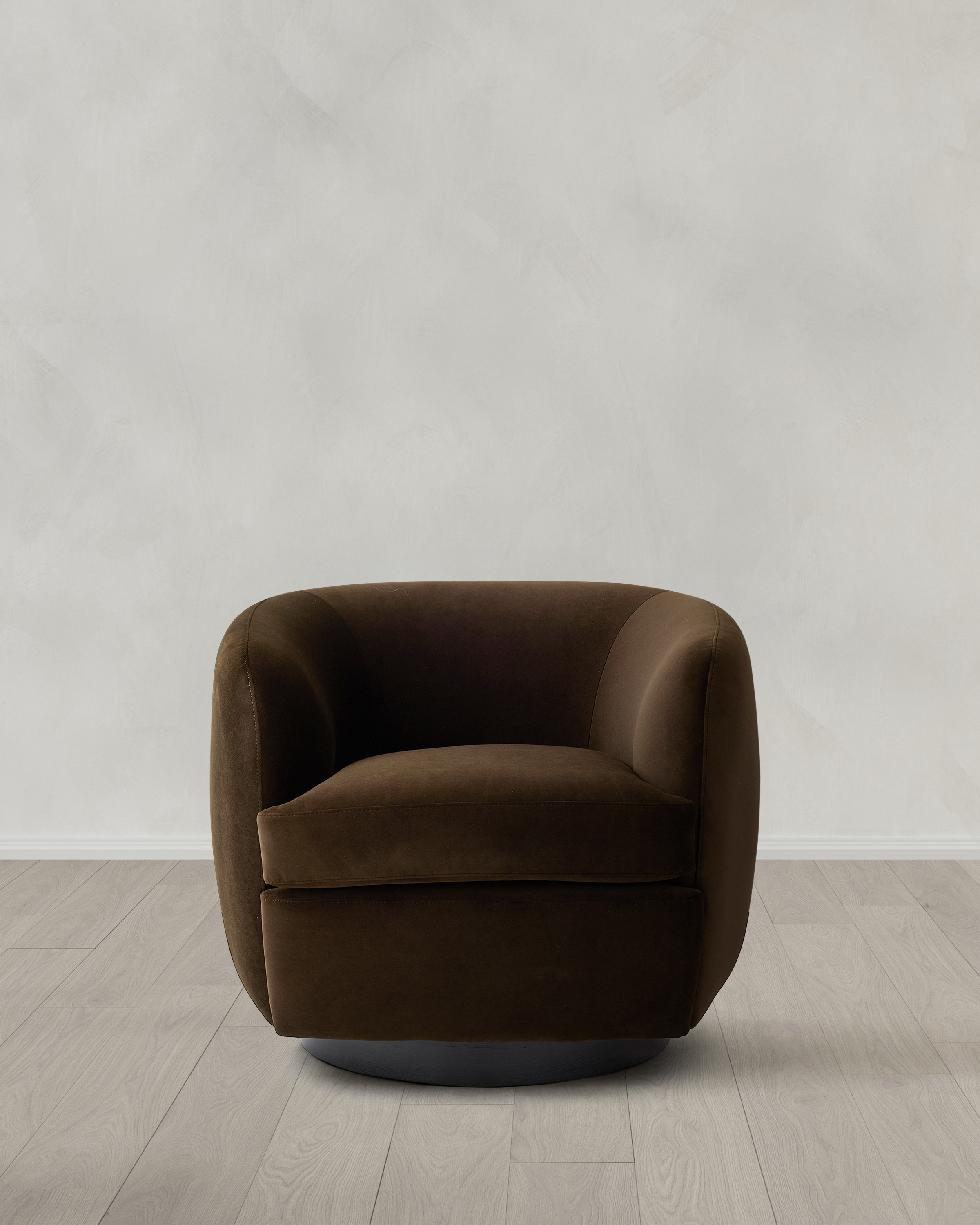 Performance Velvet Java Performance Velvet Swivel Chair