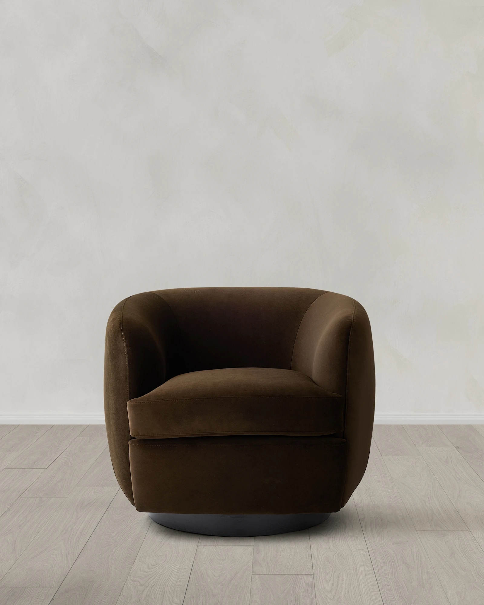 Performance Velvet Swivel Chair