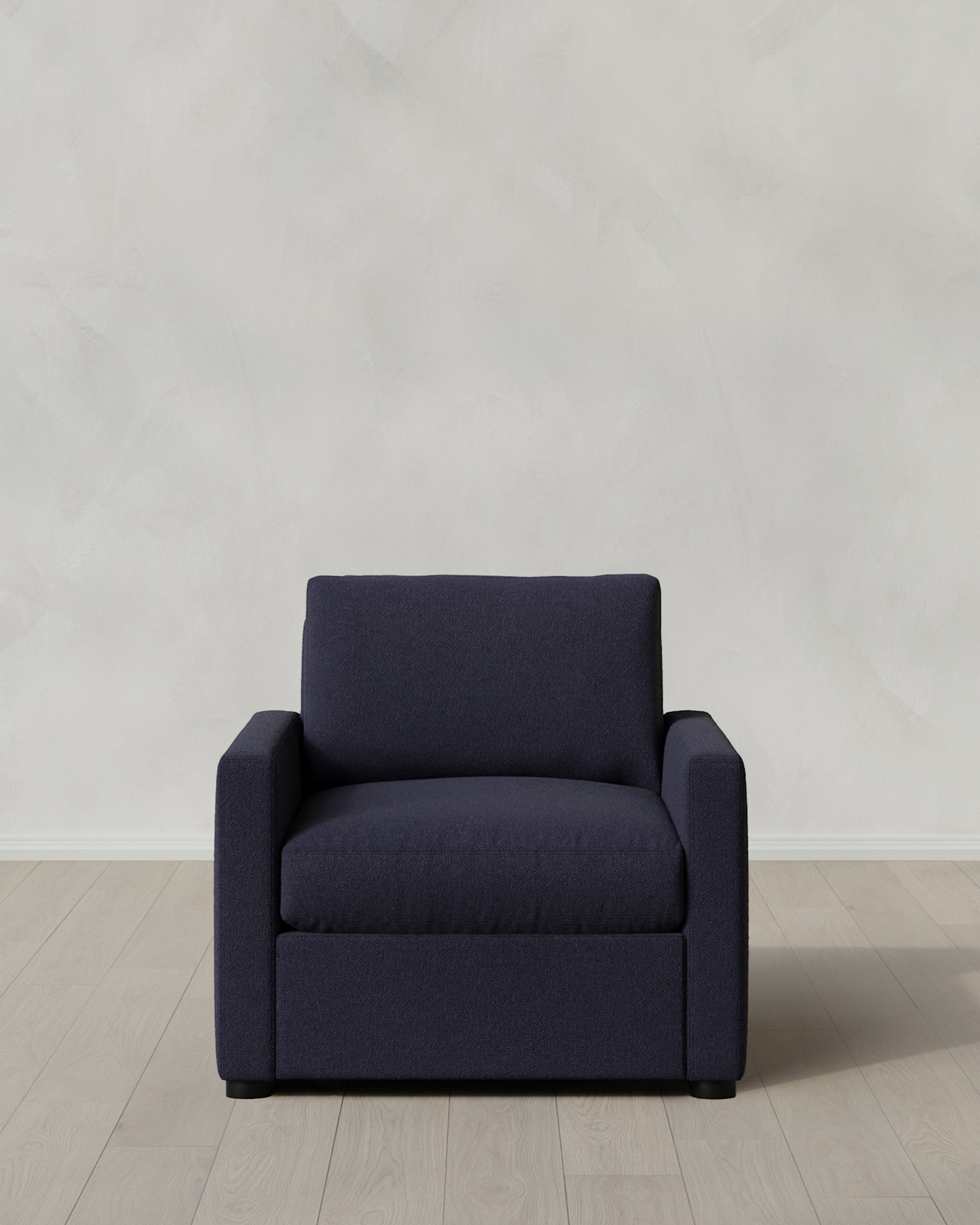 Narrow Track Arm Armchair Bru Colourwash Navy