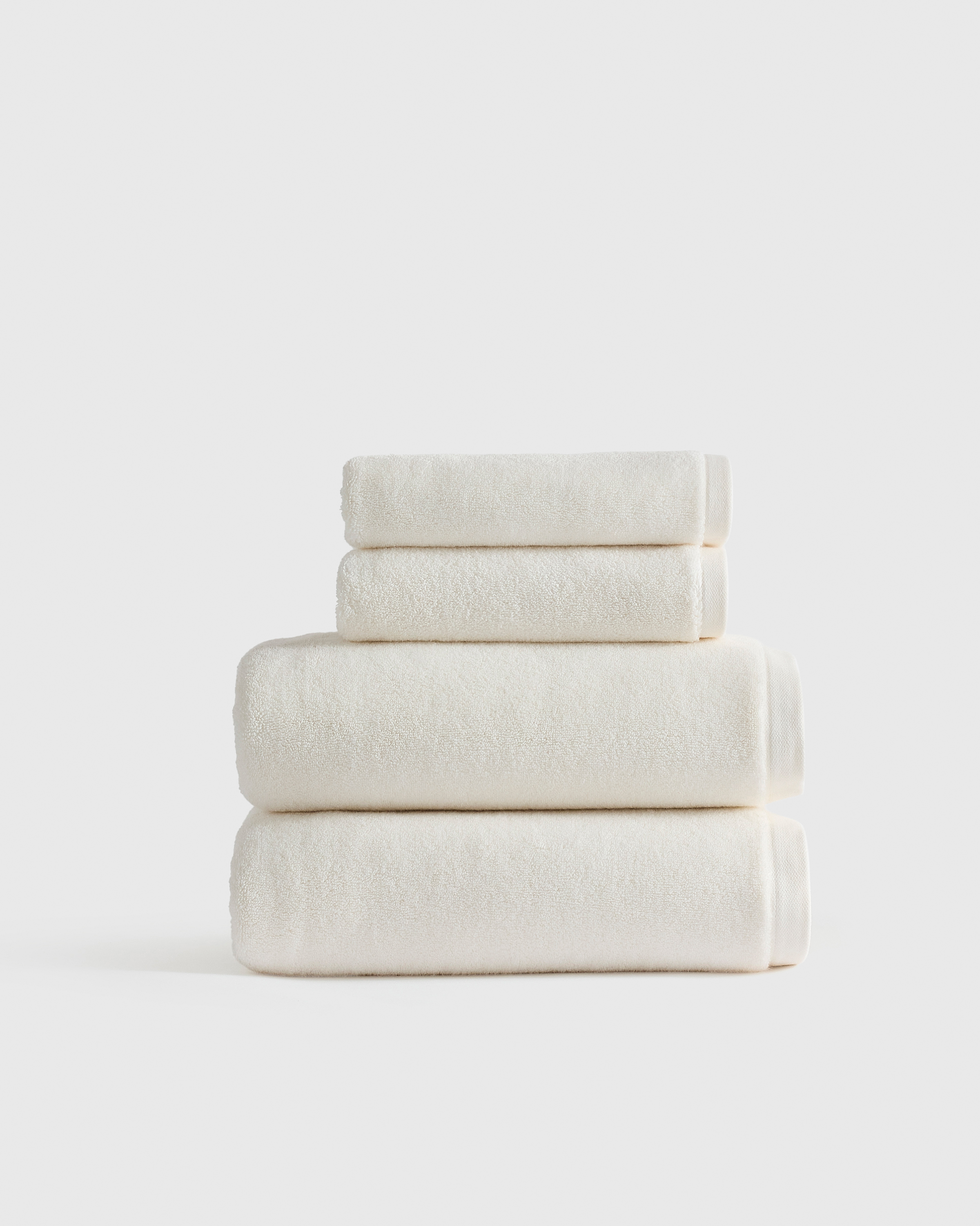 Ivory Plush Organic Turkish Cotton Bath Bundle (4 pieces)