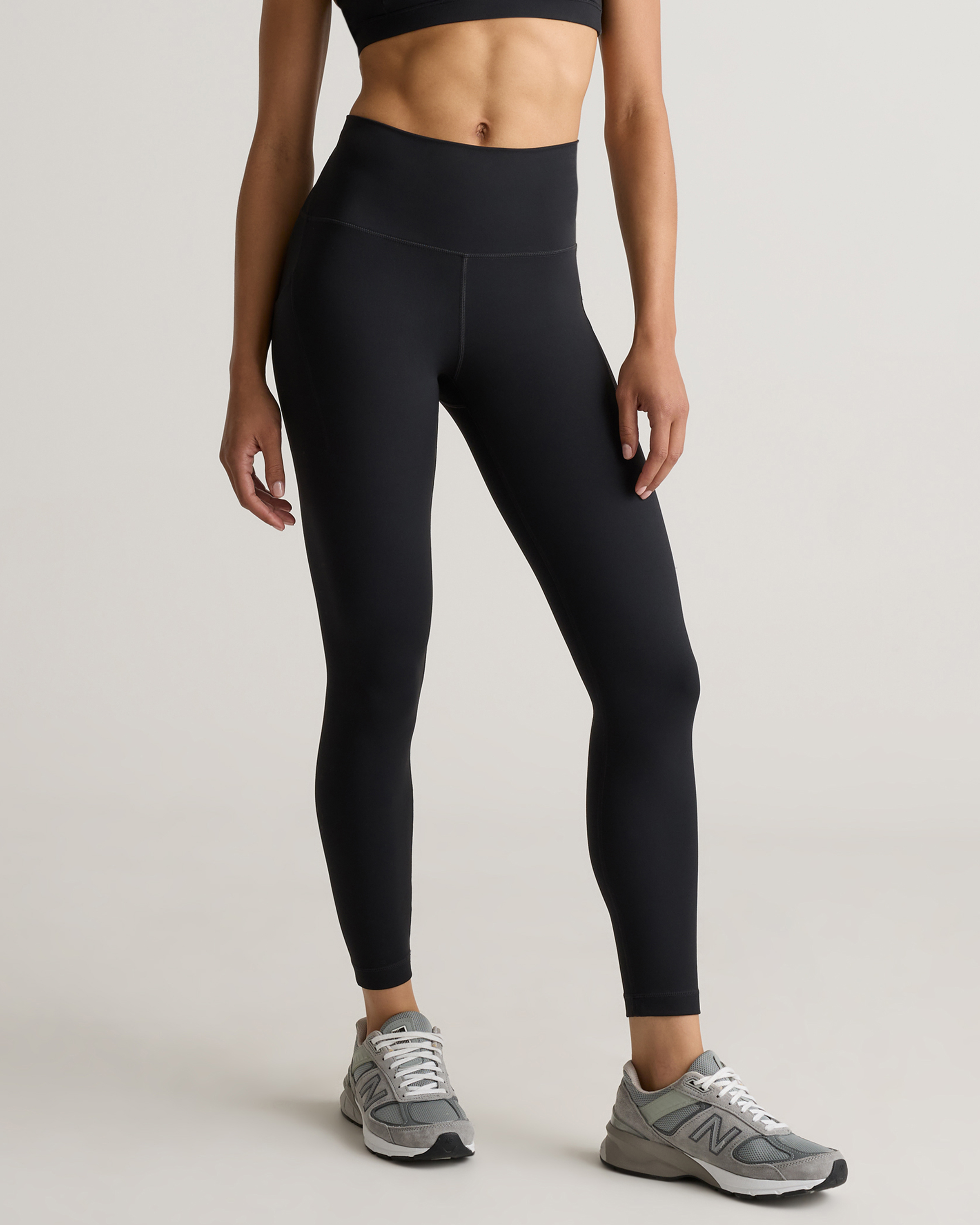 Quince Women's Power-up High-rise Training Pocket Legging In Black
