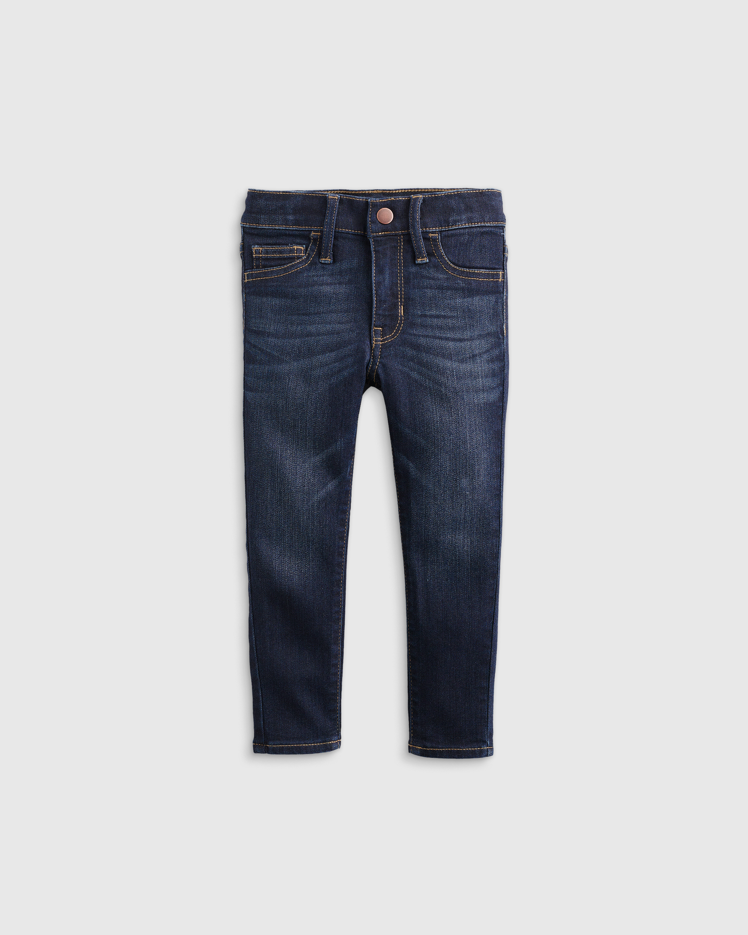 Dark Rinse Wash Girls EcoStretch Super Skinny Jeans