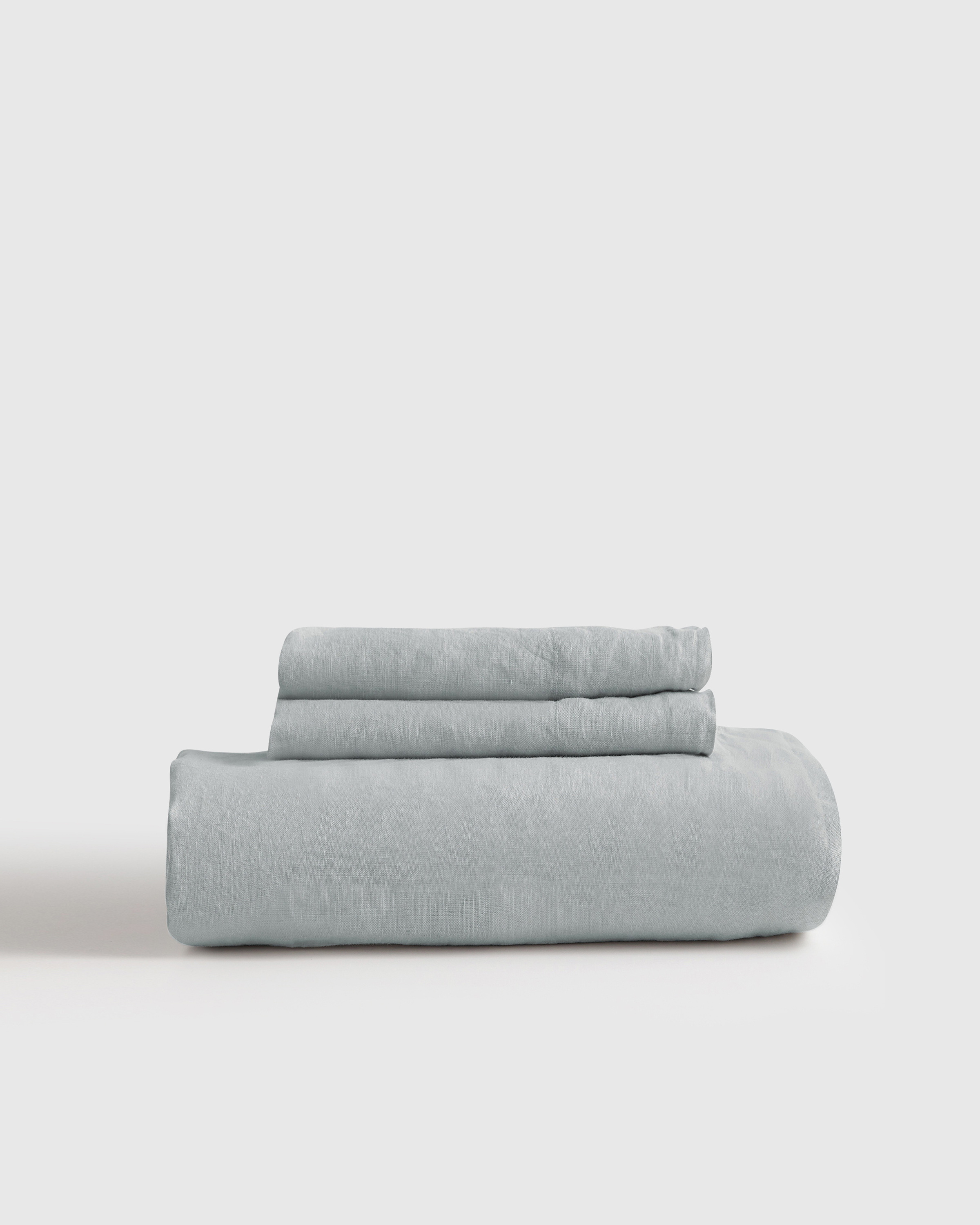 Mist European Linen Fitted Sheet Set