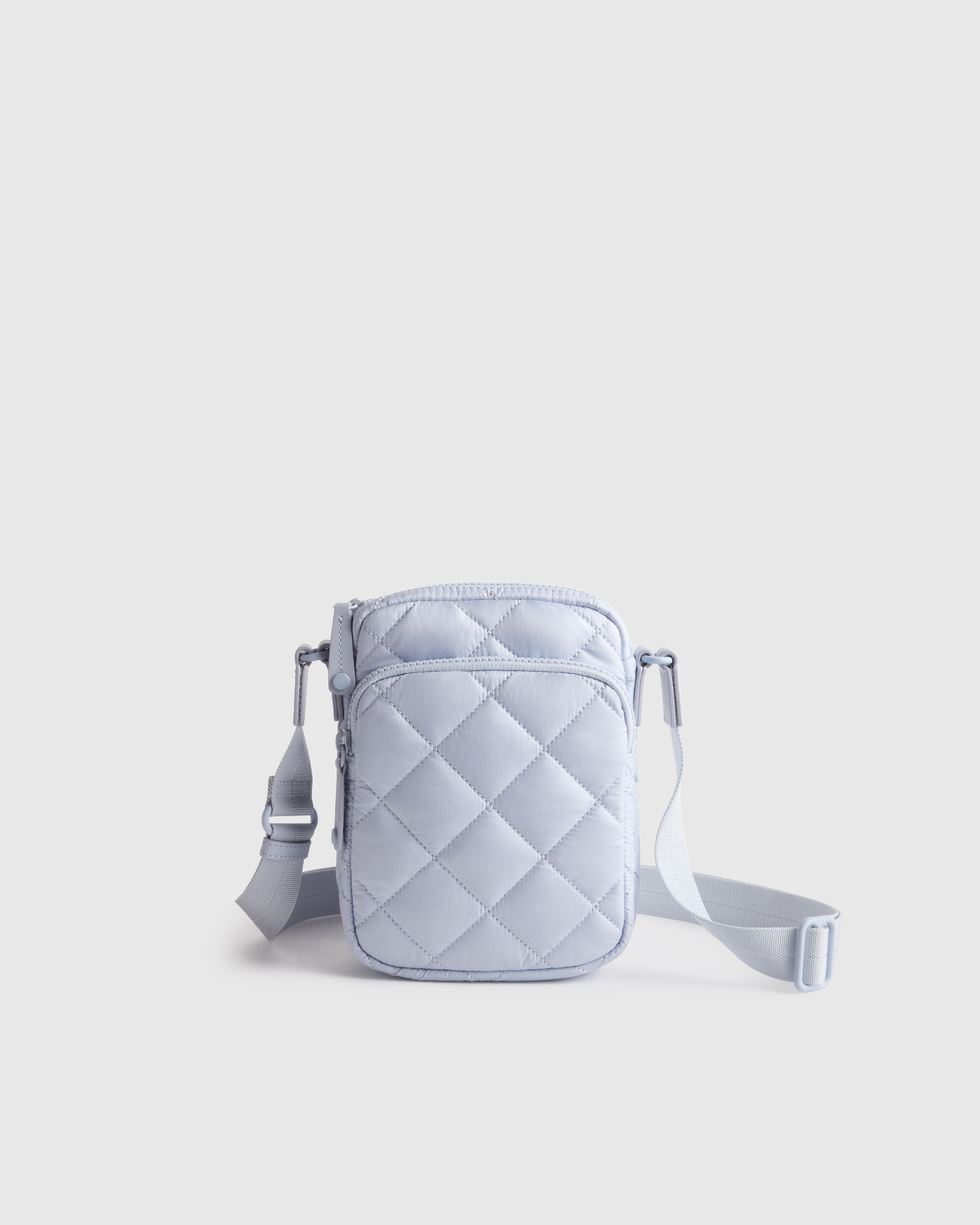 Porcelain Blue Transit Quilted Phone Crossbody