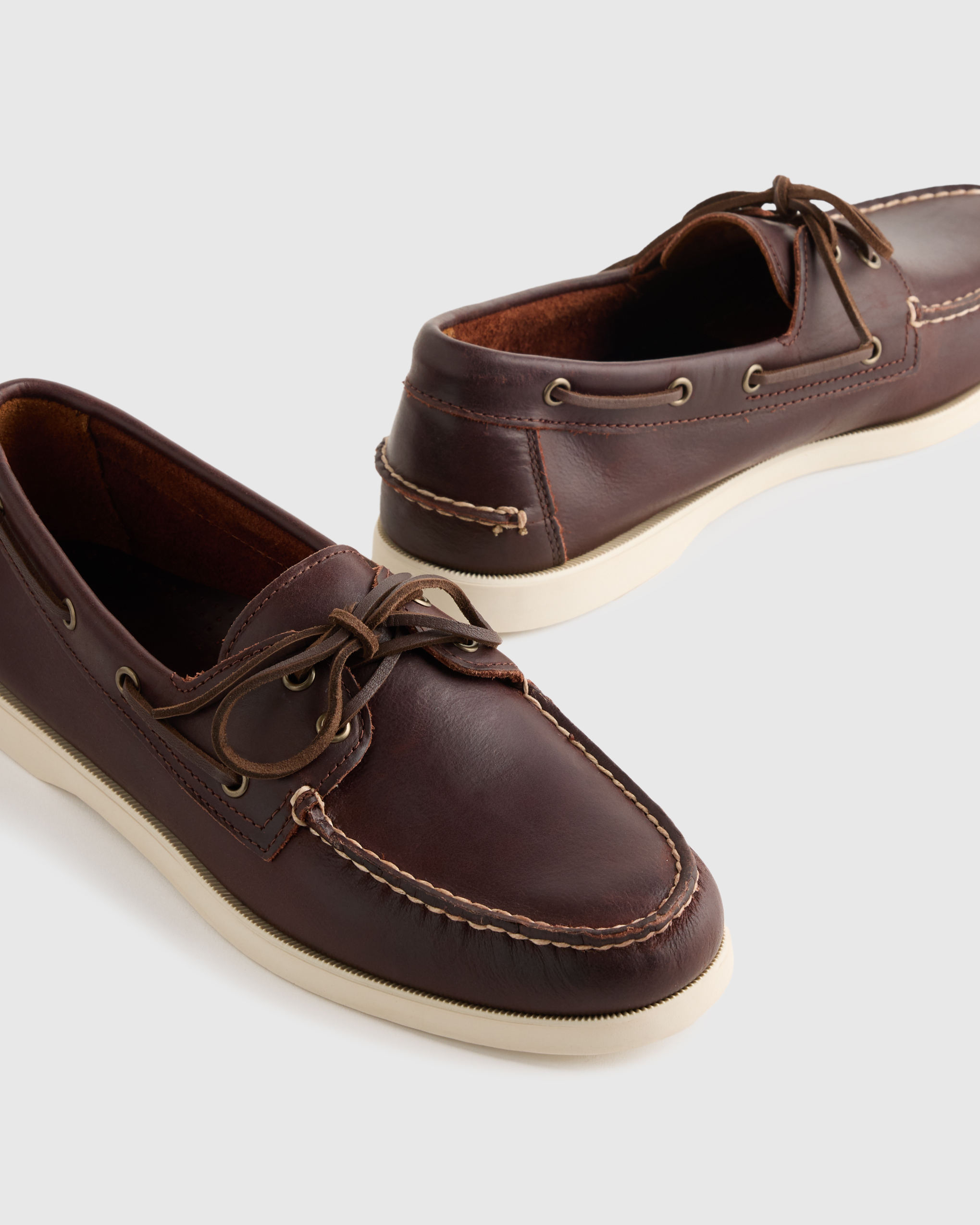 Water Resistant Leather Boat Shoe