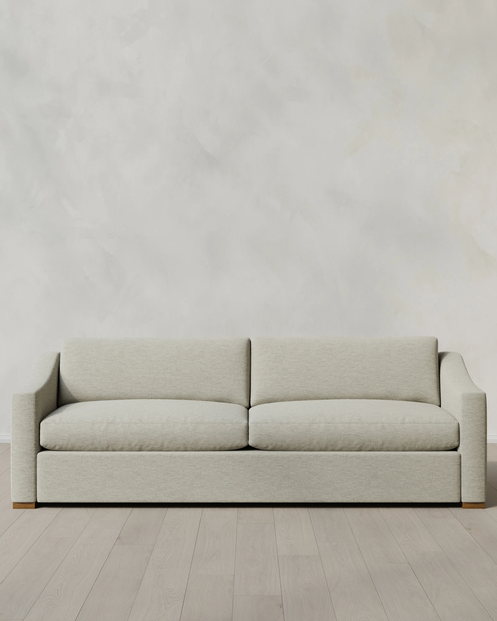 Hollis Slope Arm Sofa in Performance Linen Blend