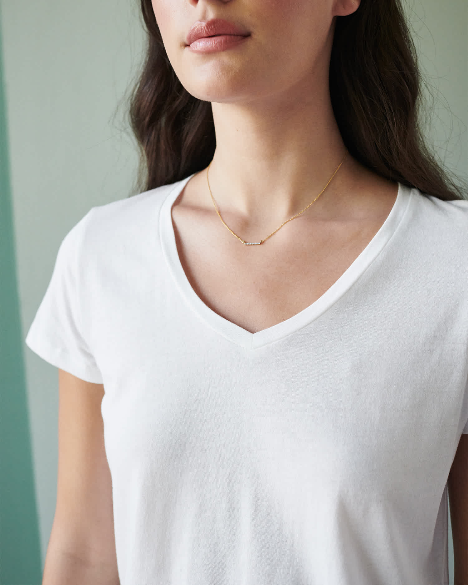 Cotton Modal V-Neck Tee