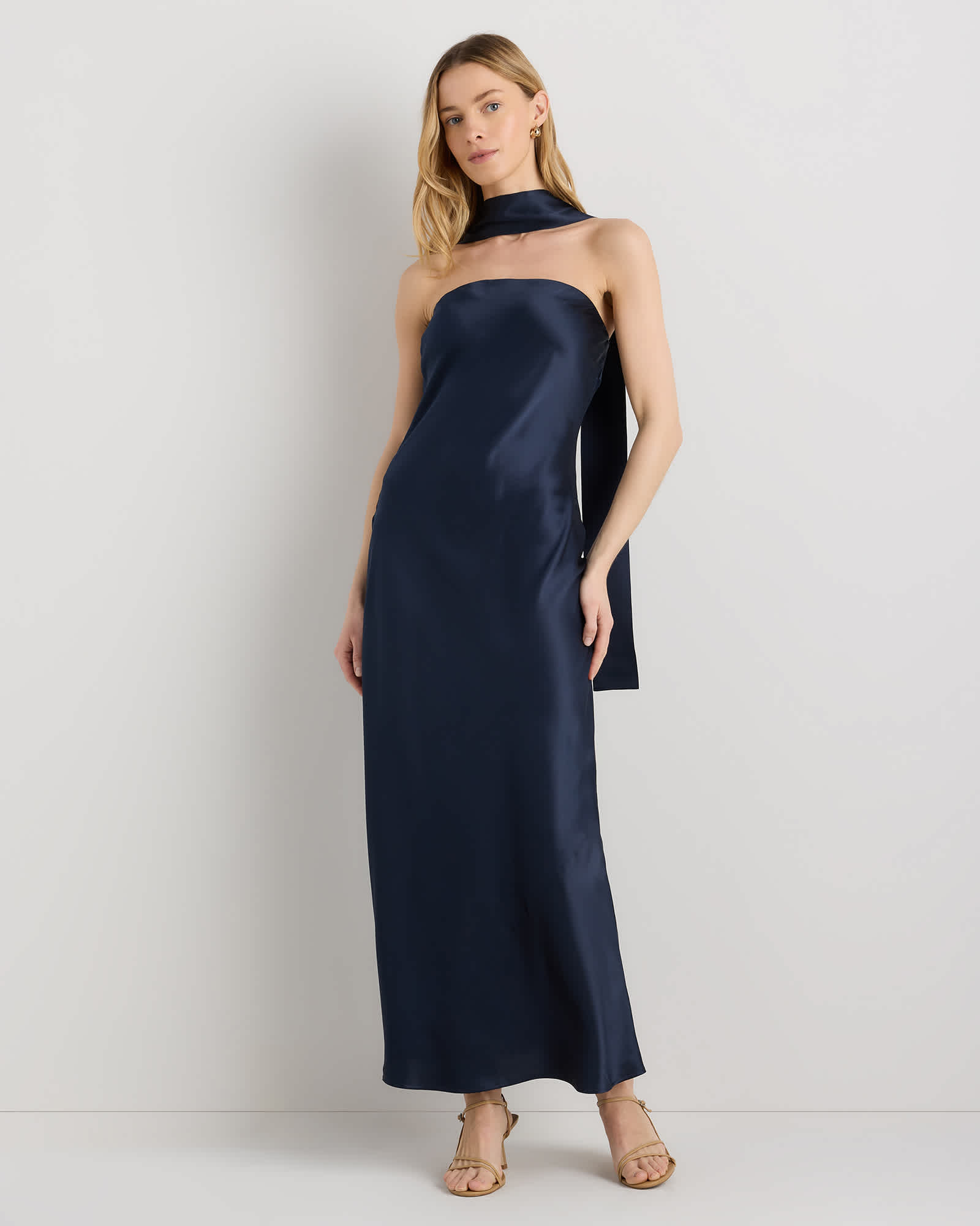 strapless maxi dress formal Odela Scarf Drop Waist | Chocolate | Womens * Product Origin Strapless Crystal Cape Maxi Dress
