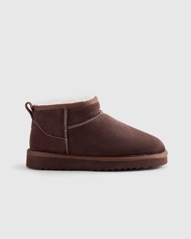 Coffee Bean Australian Shearling Mini Boot