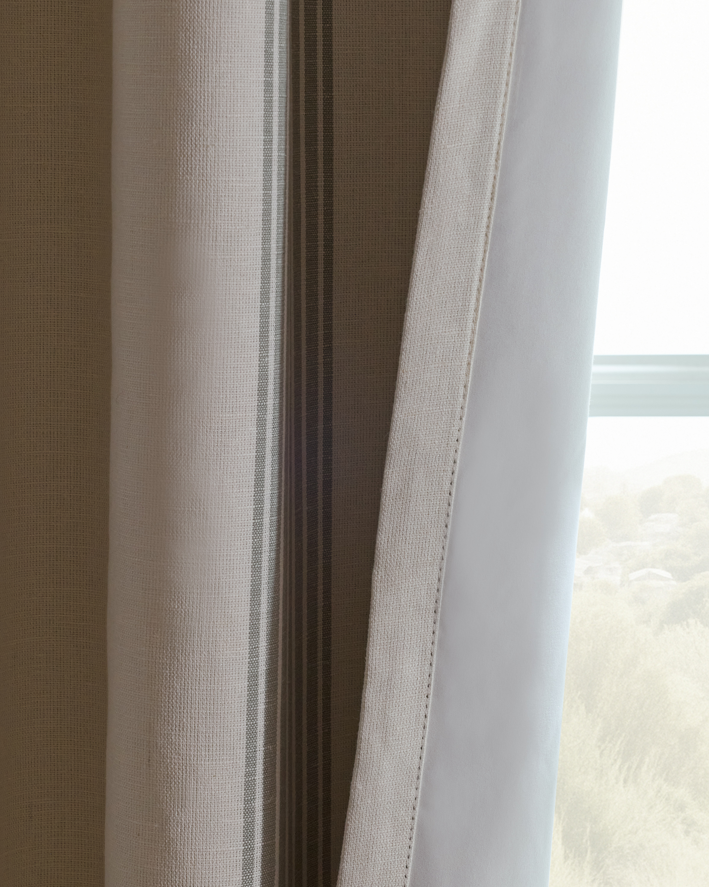 Quince Linen Cotton Curtain - Thumbnail 3
