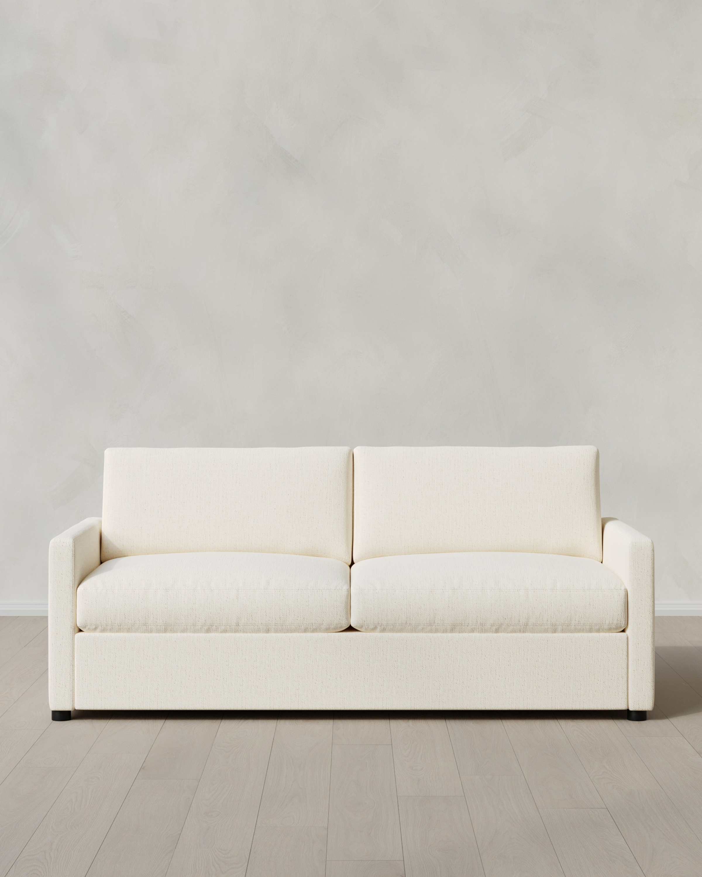 Snow Brennan Sleeper Sofa in Performance Chenille Linen Blend