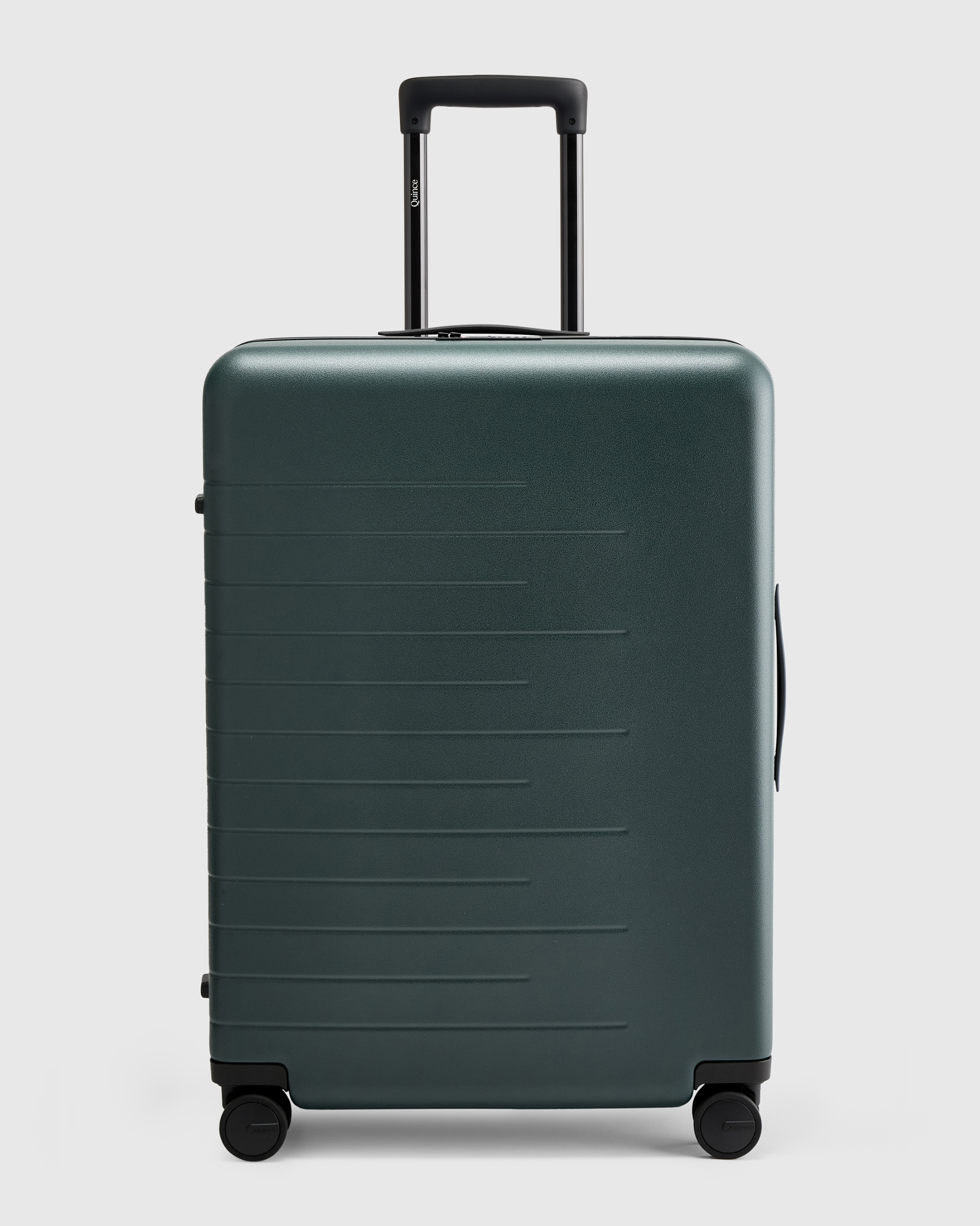 Dark Green Expandable Large Check-In Suitcase