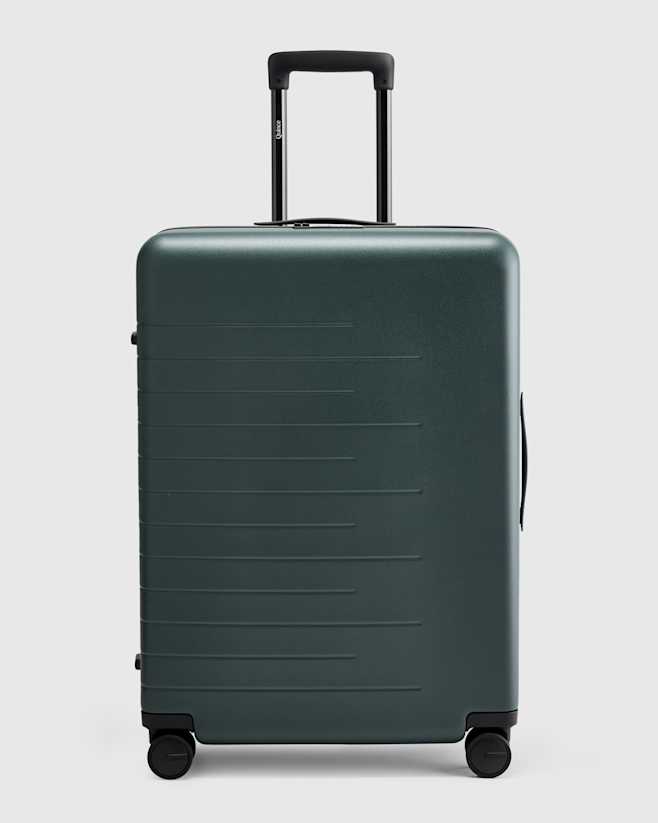 Dark Green Large Check-In Suitcase
