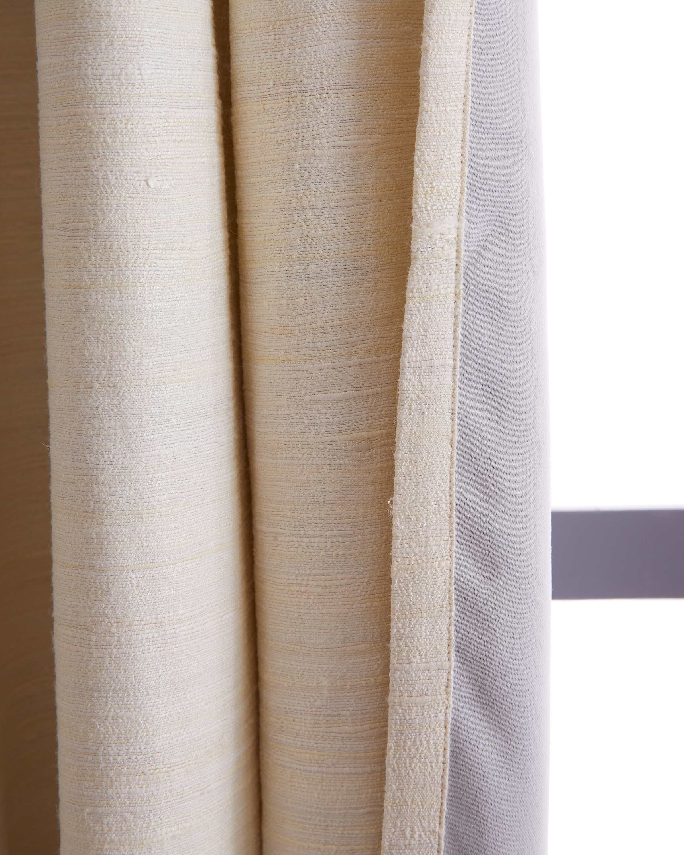 Raw Silk Room Darkening Curtain - Thumbnail 5